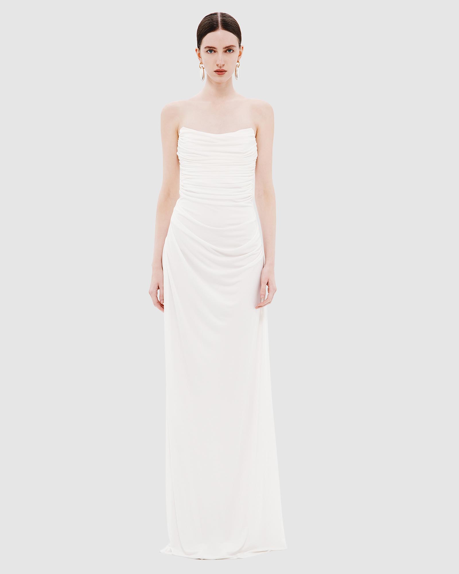 The Dry Jersey Draped Maxi Dress