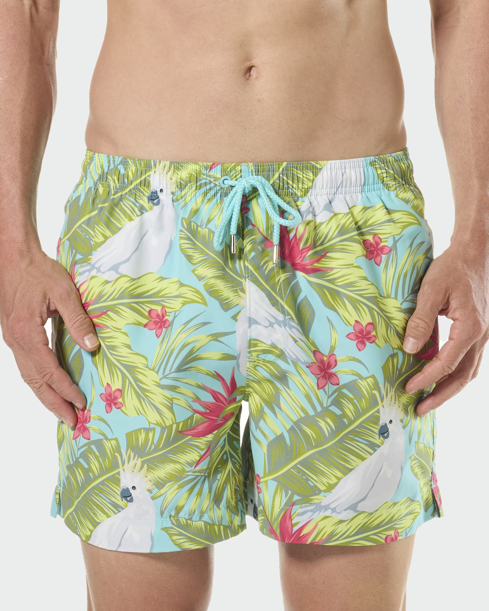 Mitchdowd Cockatoo Paradise Swim Shorts