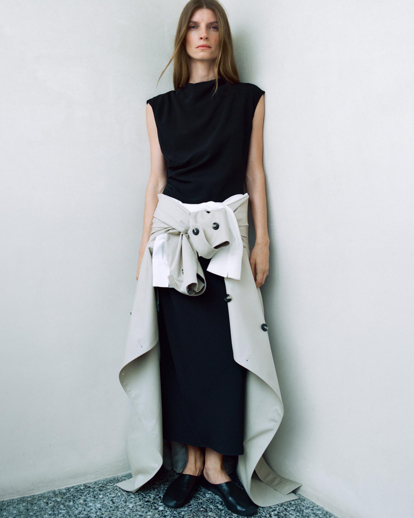 Ruched Midi Dress