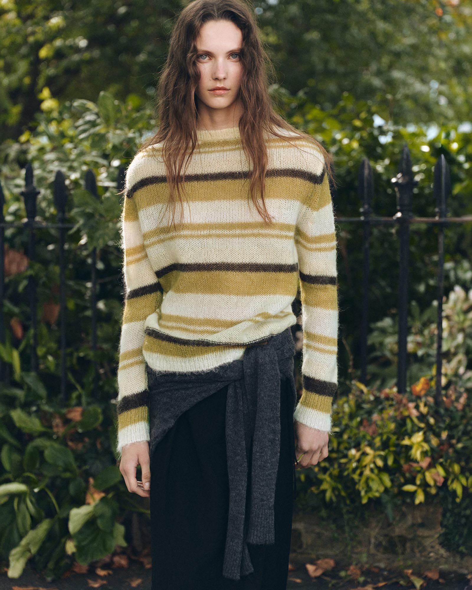 Semi-Transparent Alpaca Sweater