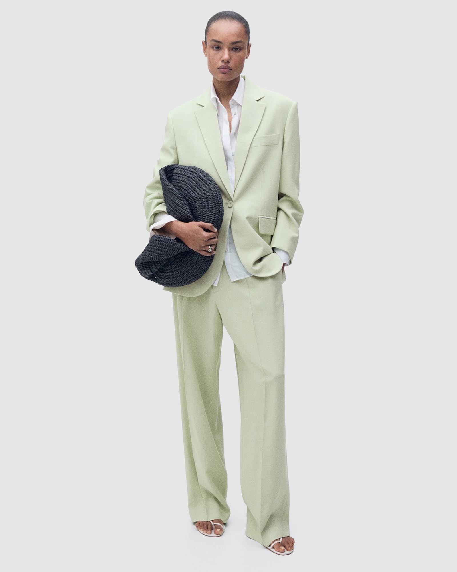 Trousers Straight-Fit Suit Trousers