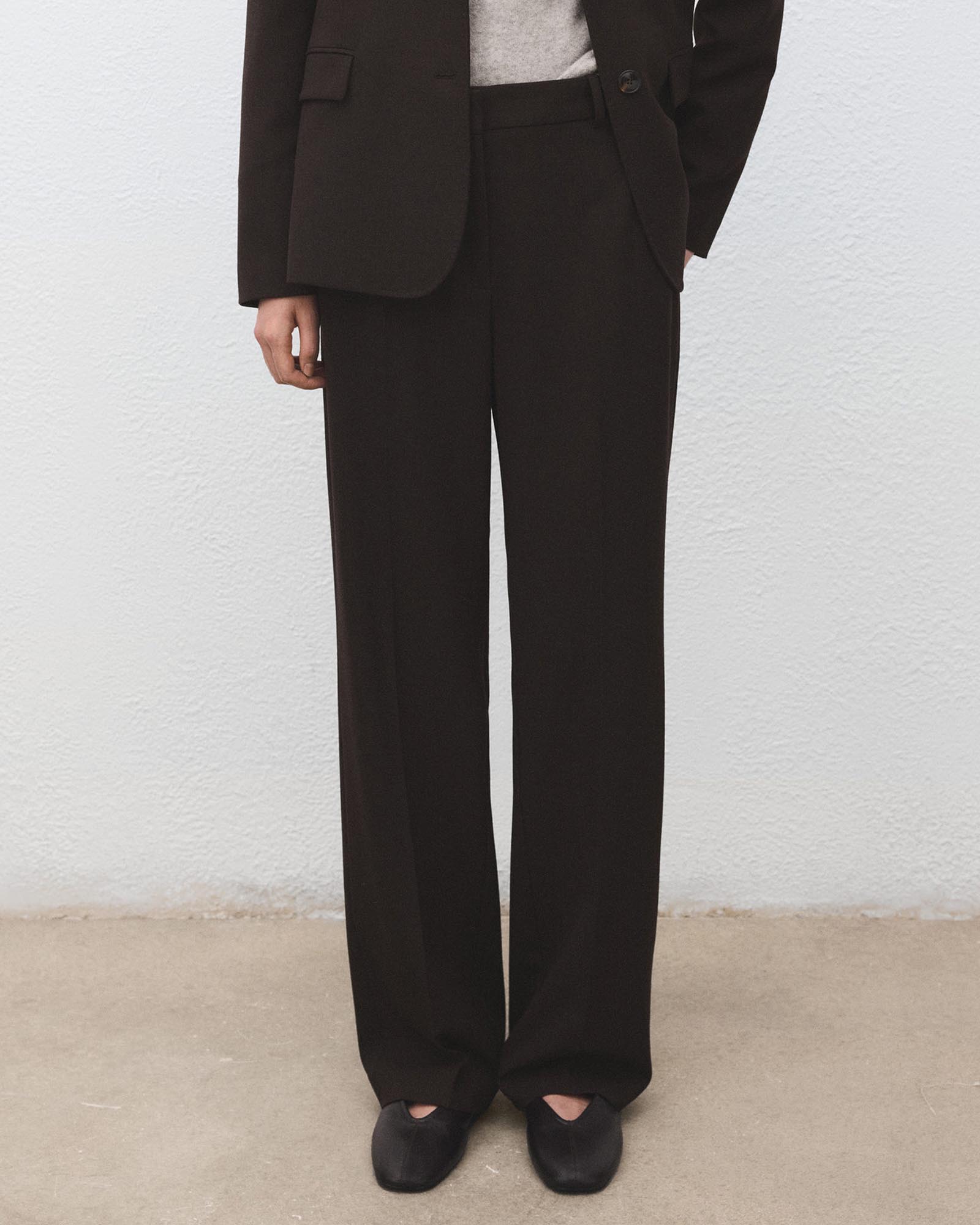 Pinstripe Suit Trousers