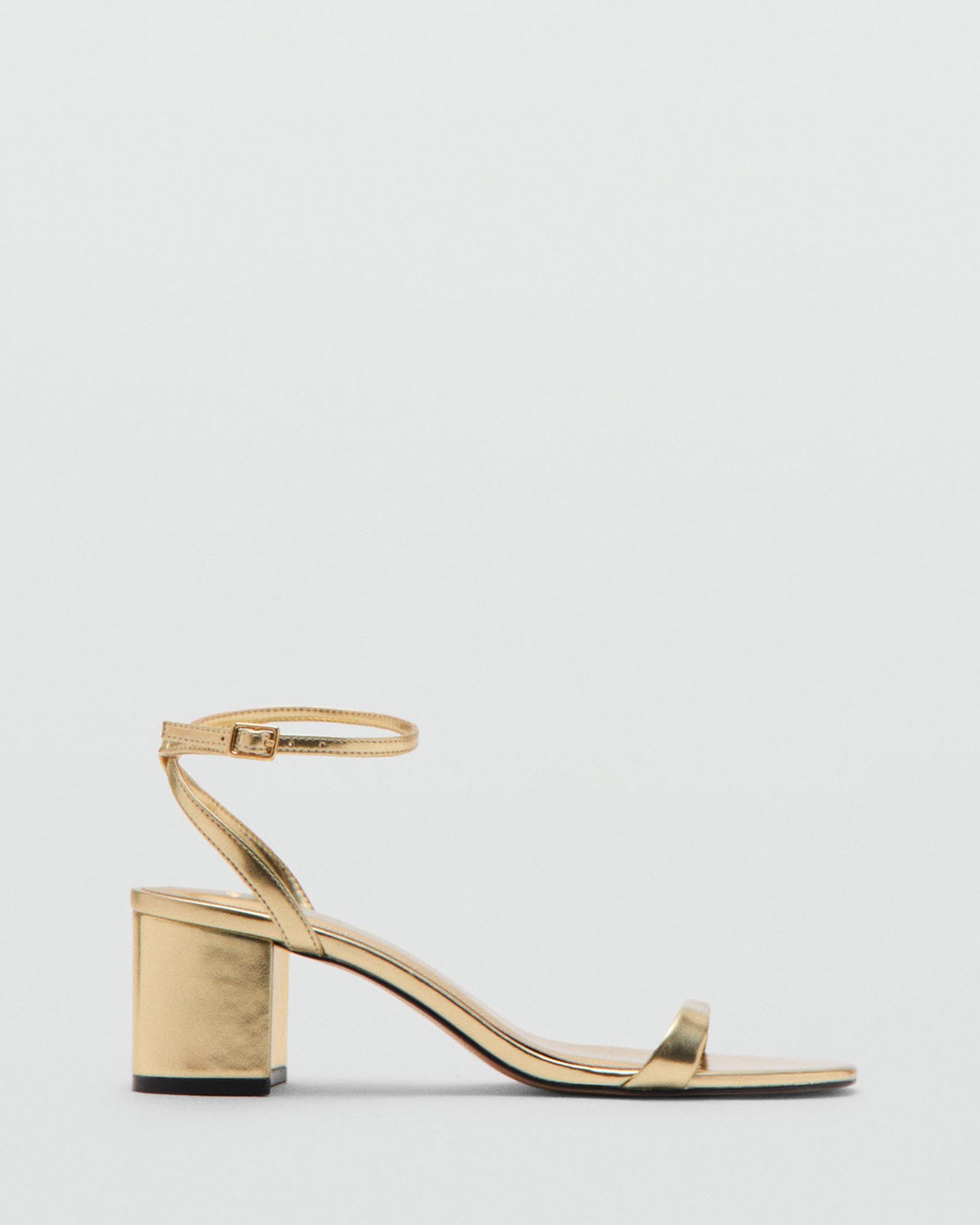 Block Strappy Heels