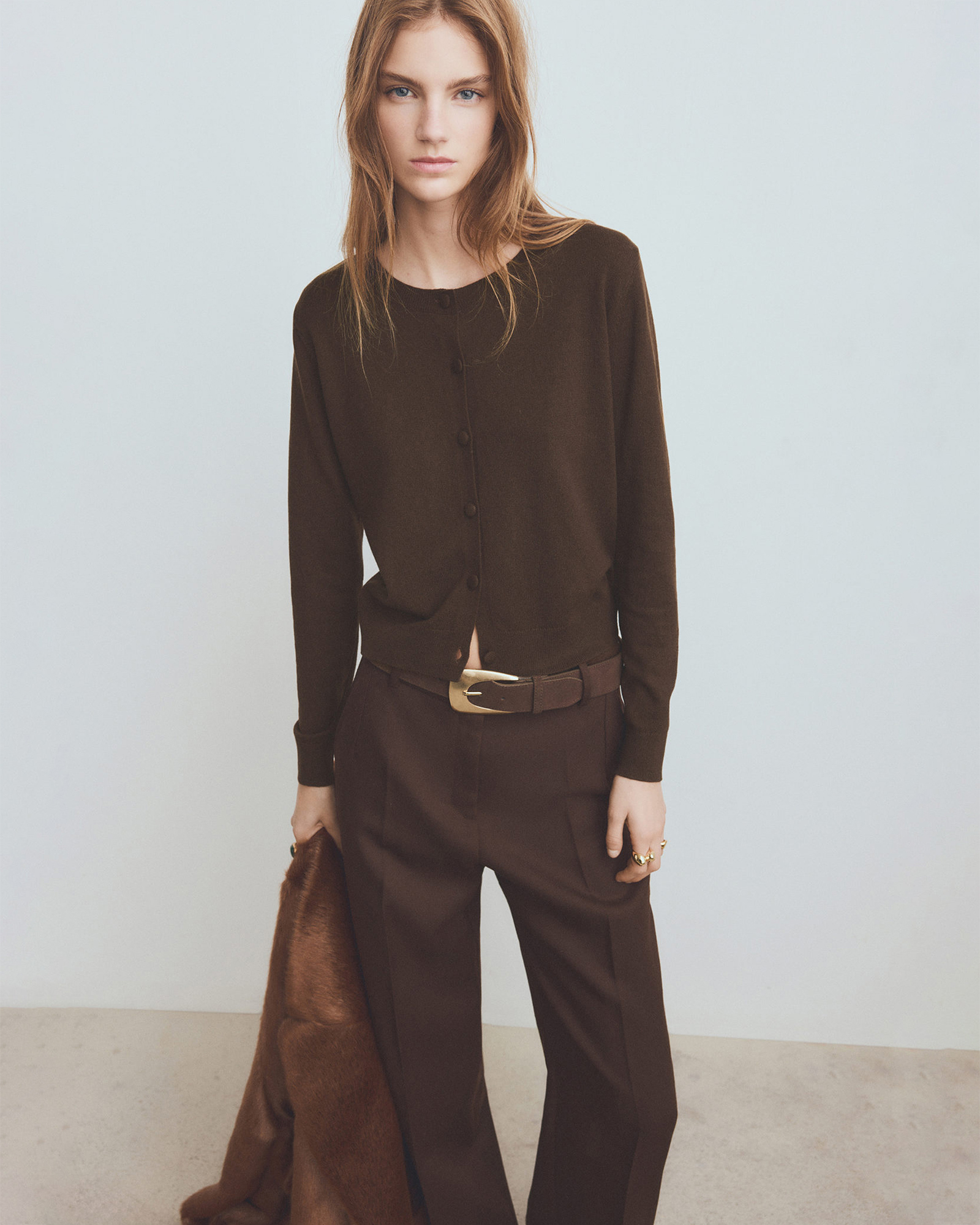 Knitted Button Cardigan