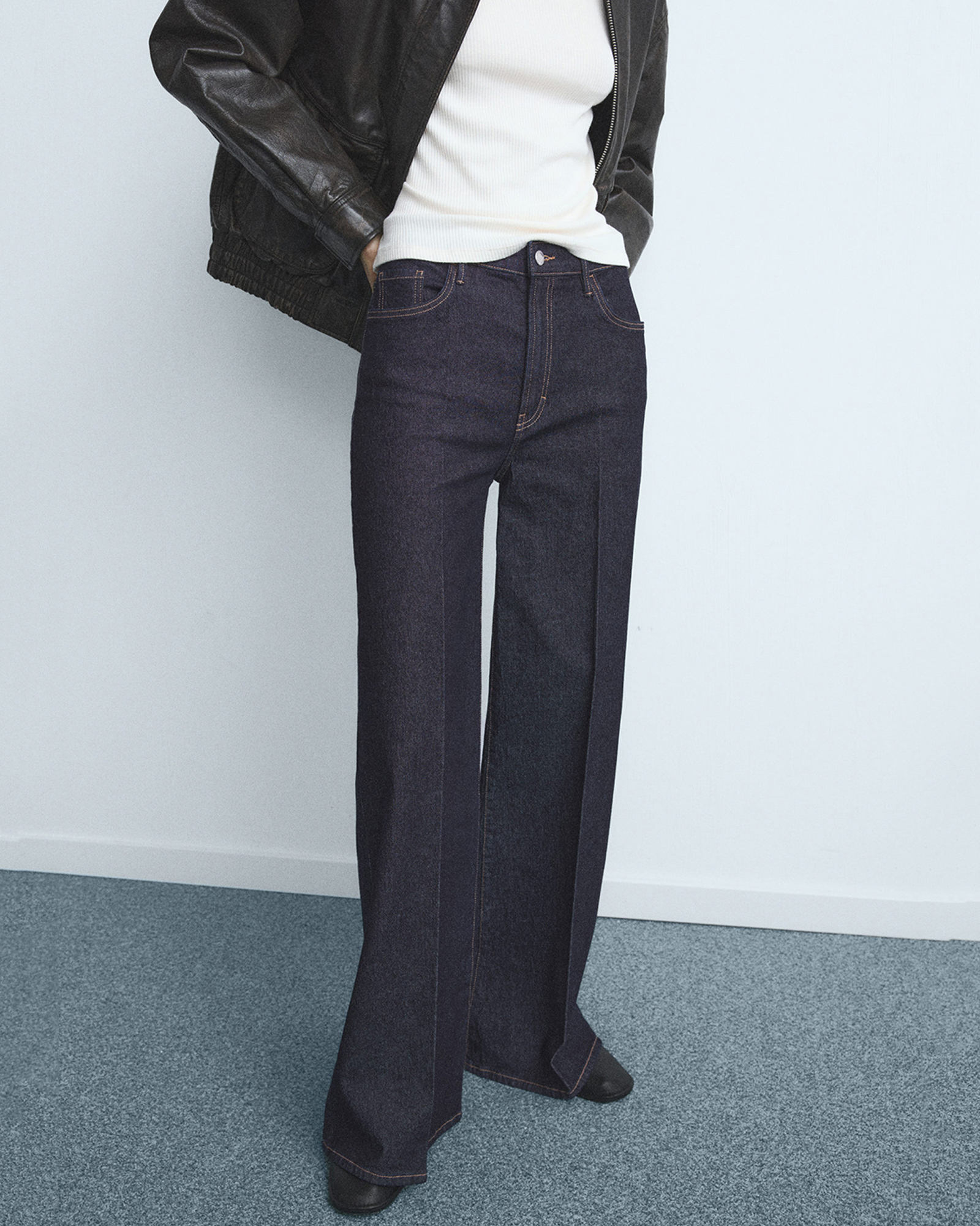 High-Rise Wideleg Jeans