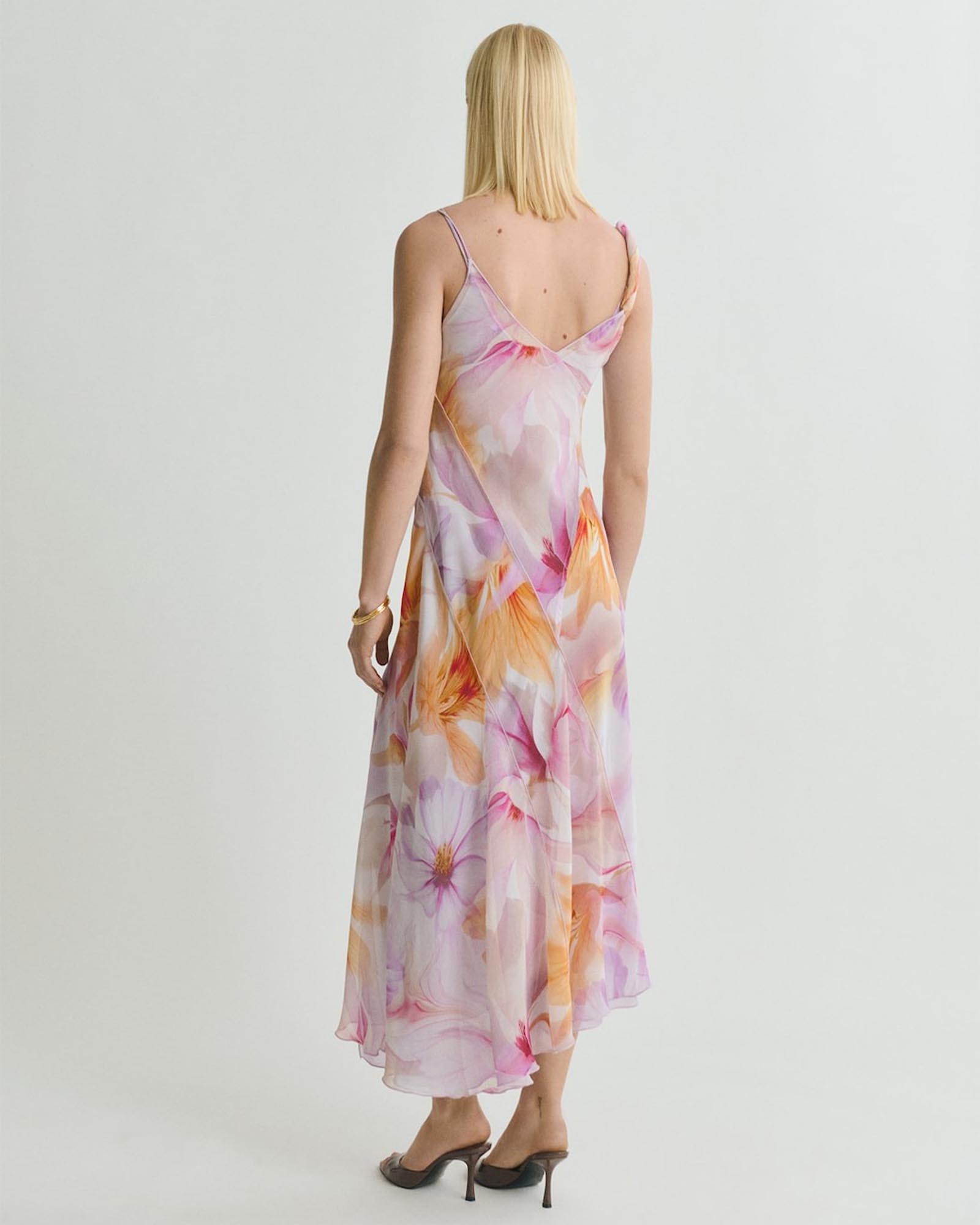 Paula Floral Ruffled Dress
