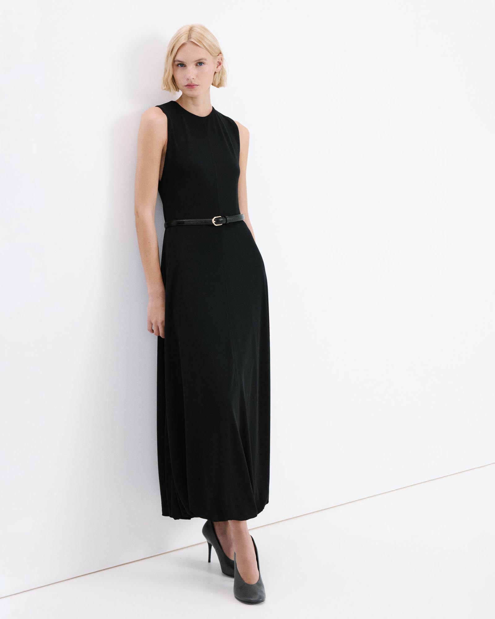 Flared Cotton Dress