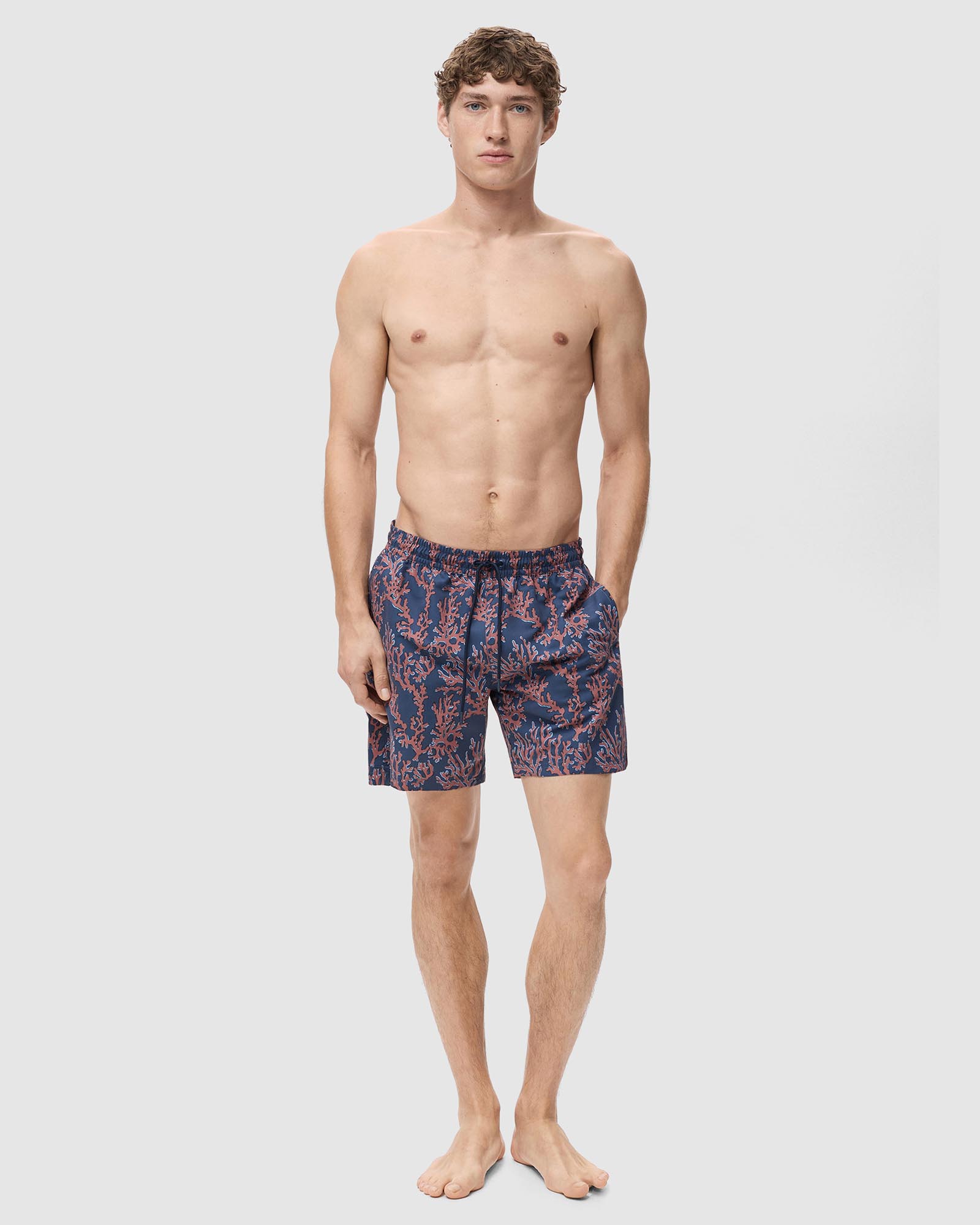 Coral Swimming Trunks