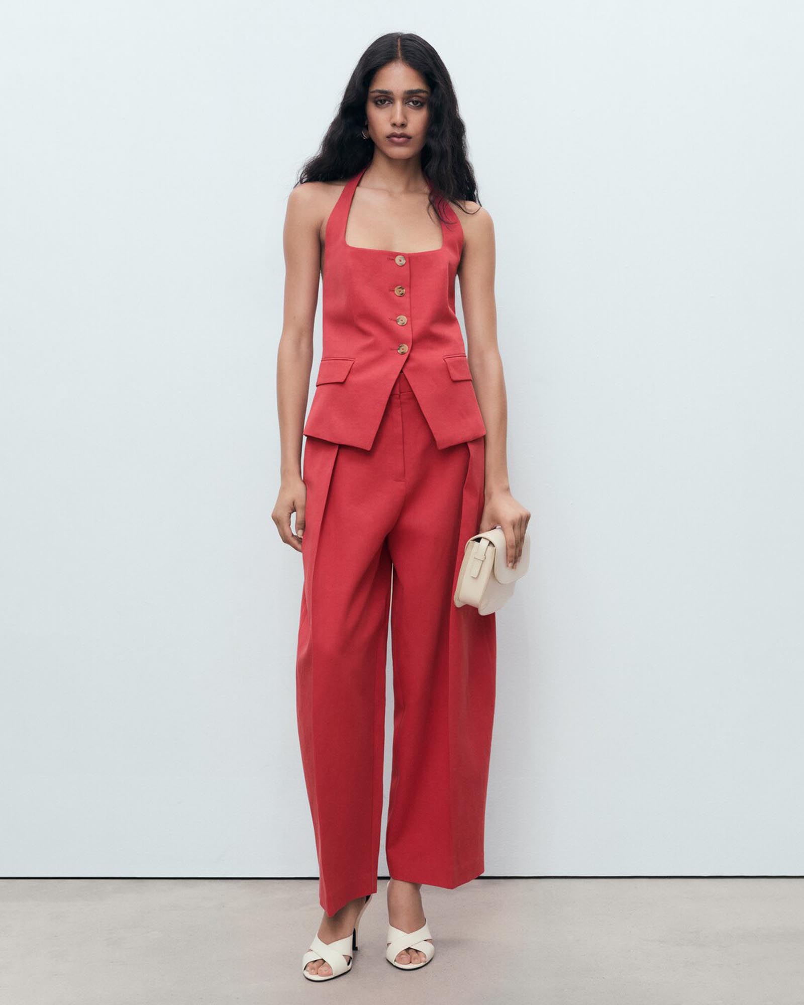 Linen Suit Waistcoat