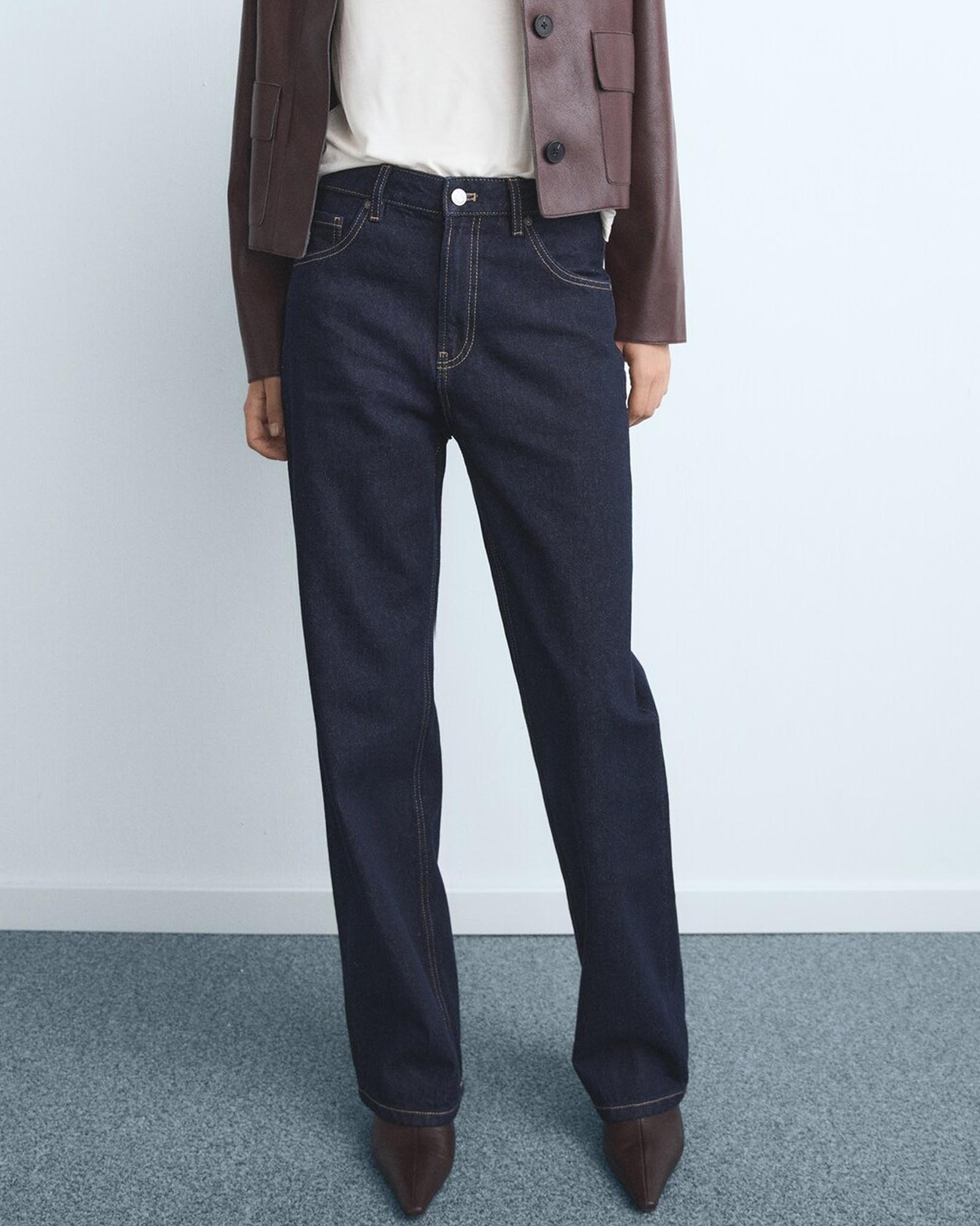 Miami Medium-Rise Straight-Fit Jeans