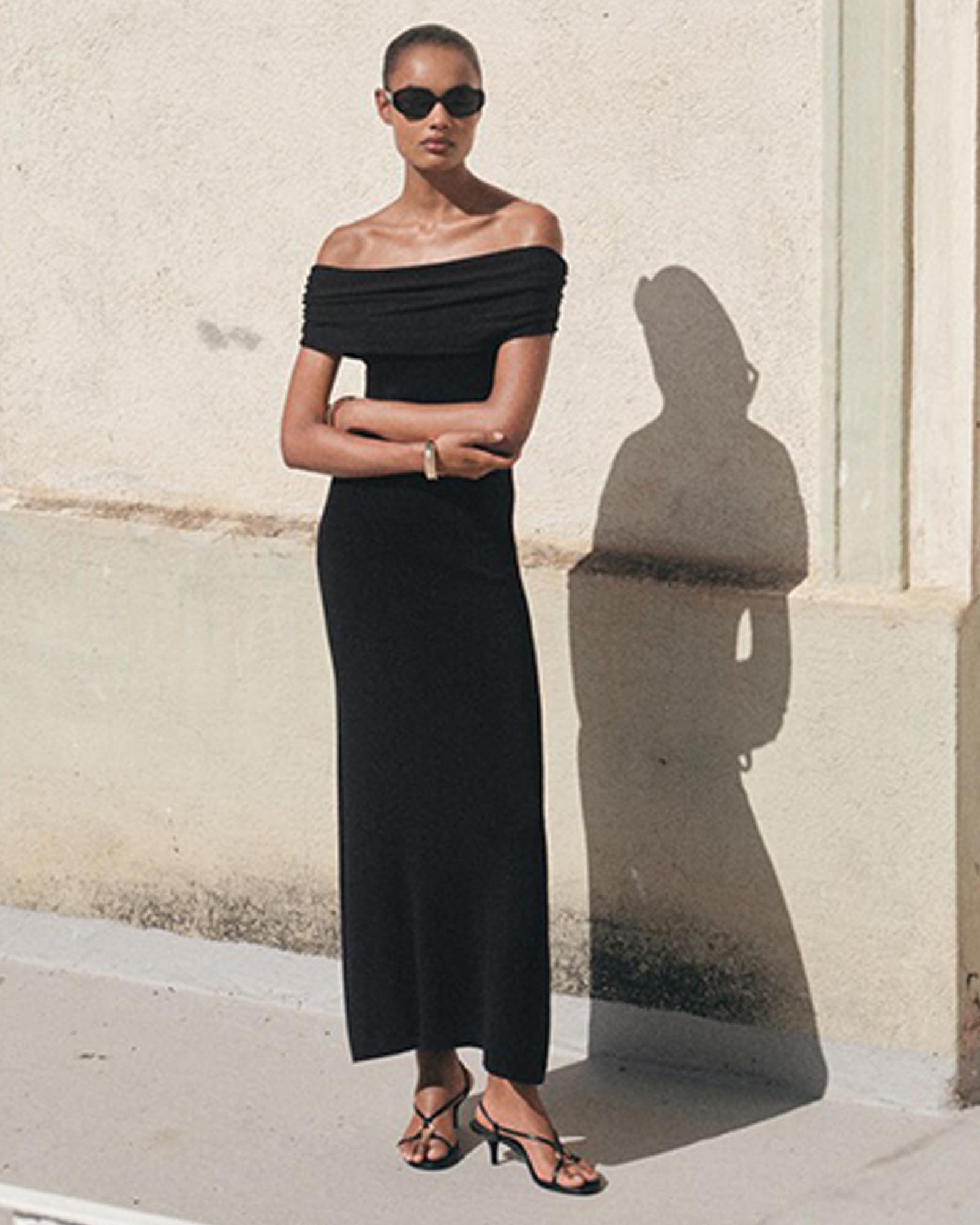 Strapless Knitted Dress
