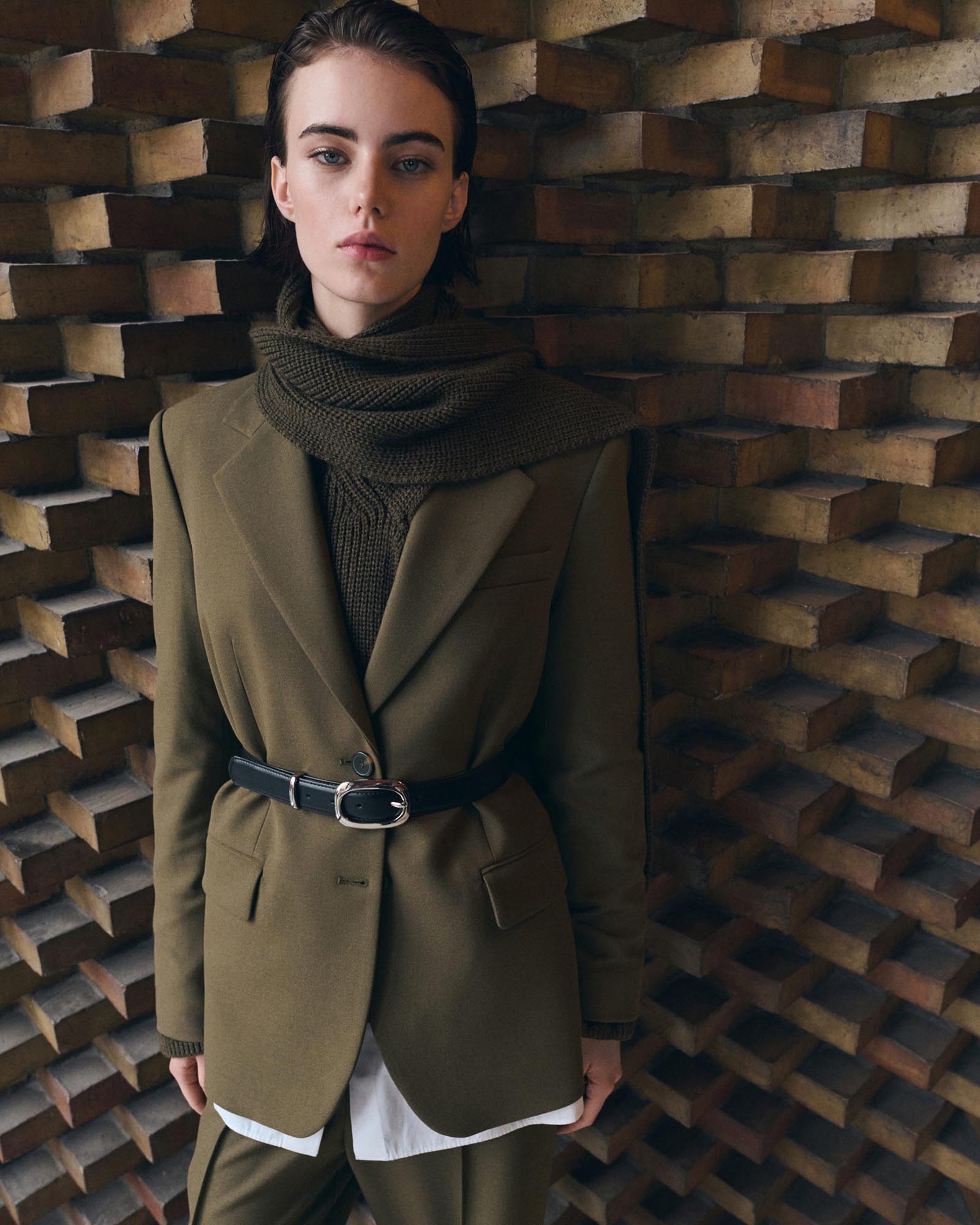 Double-Breasted Suit Jacket
