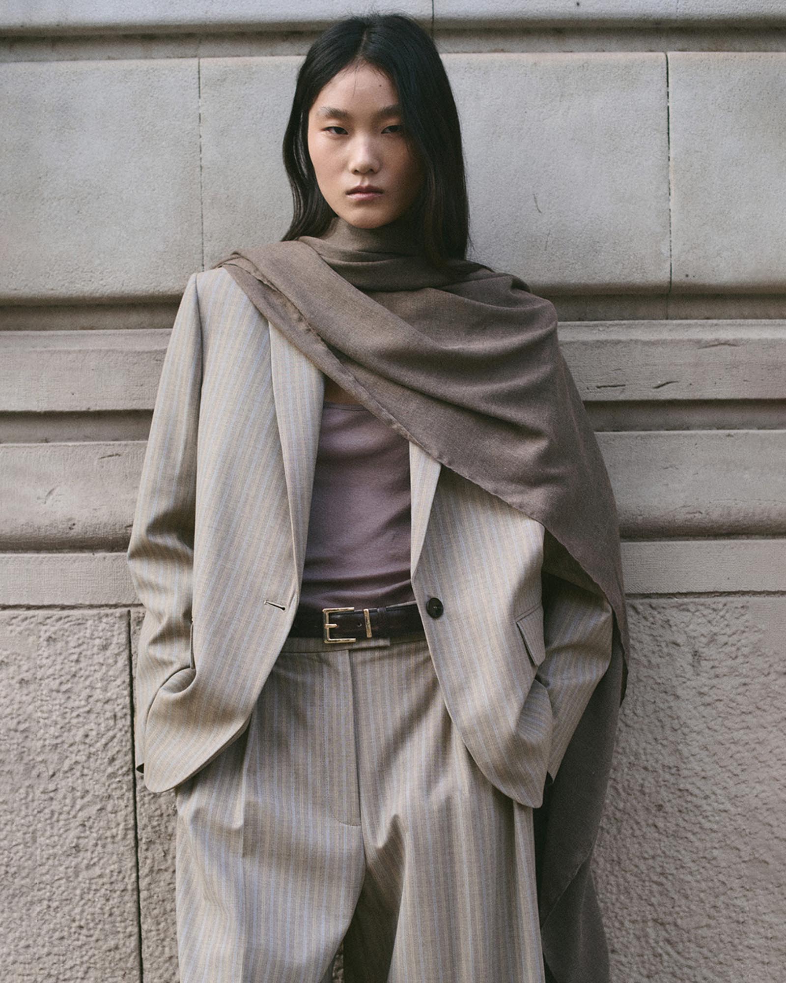 Wool-Blend Suit Blazer