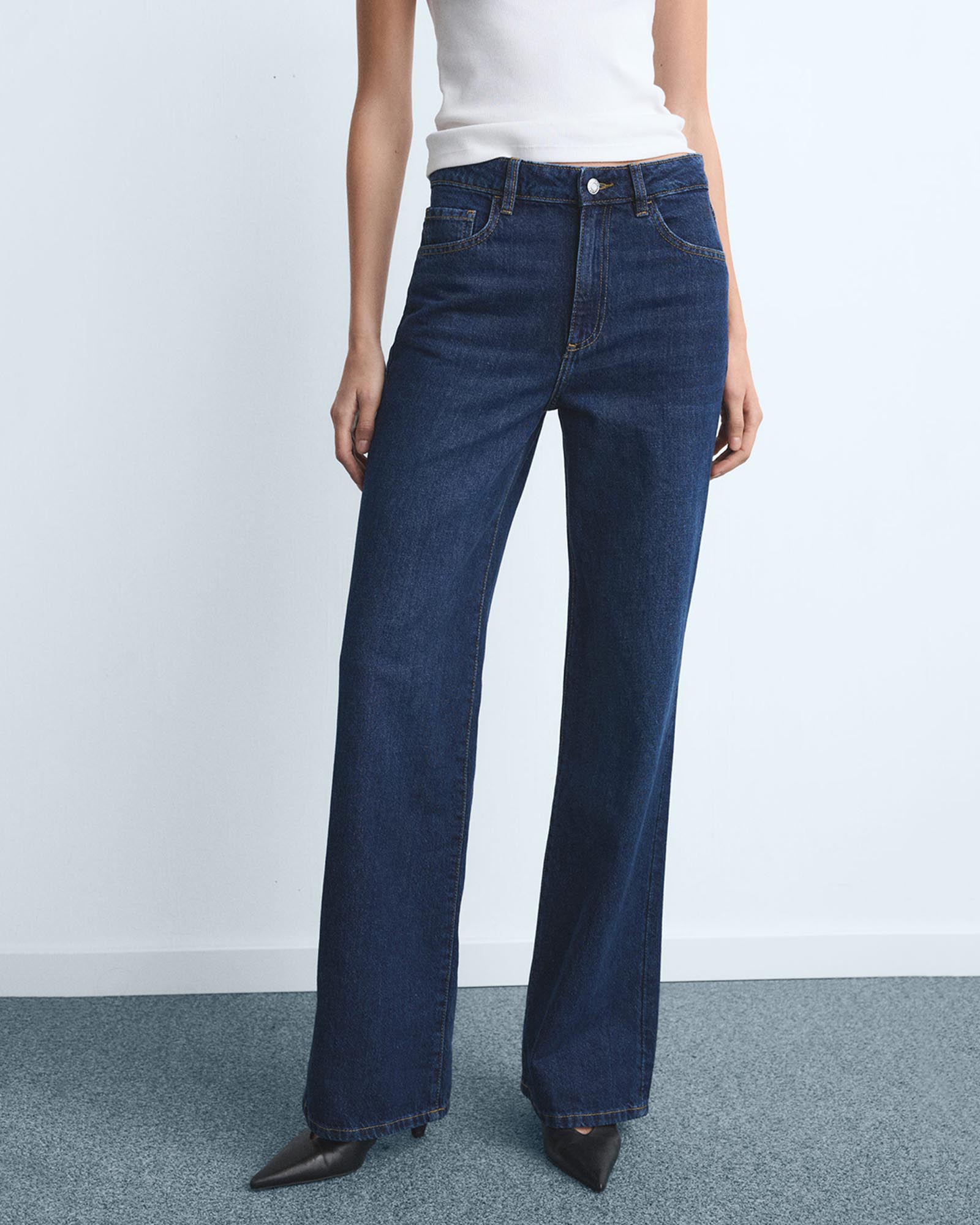 Danila High-Waisted Wide-Leg Jeans