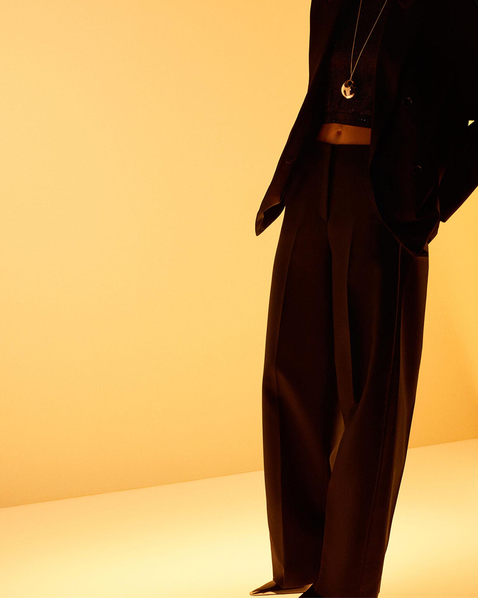 Wool-Blend Suit Trousers