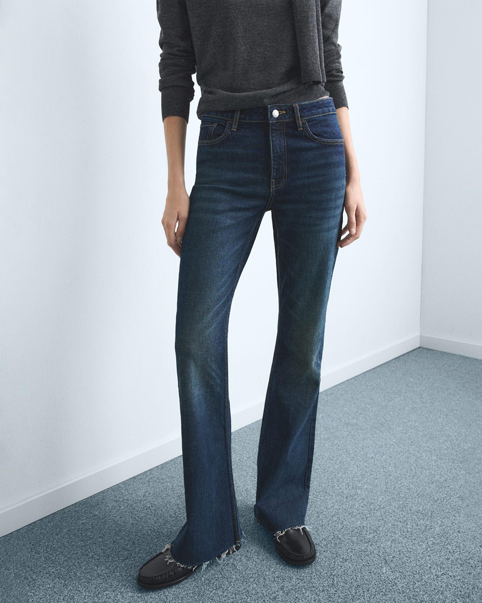 Fiona Flared Mid-Rise Jeans