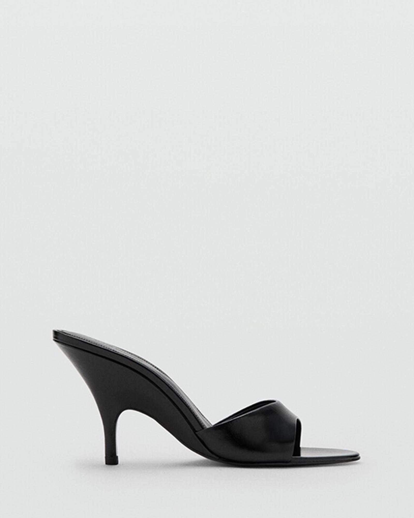 Leather Wedge Heels
