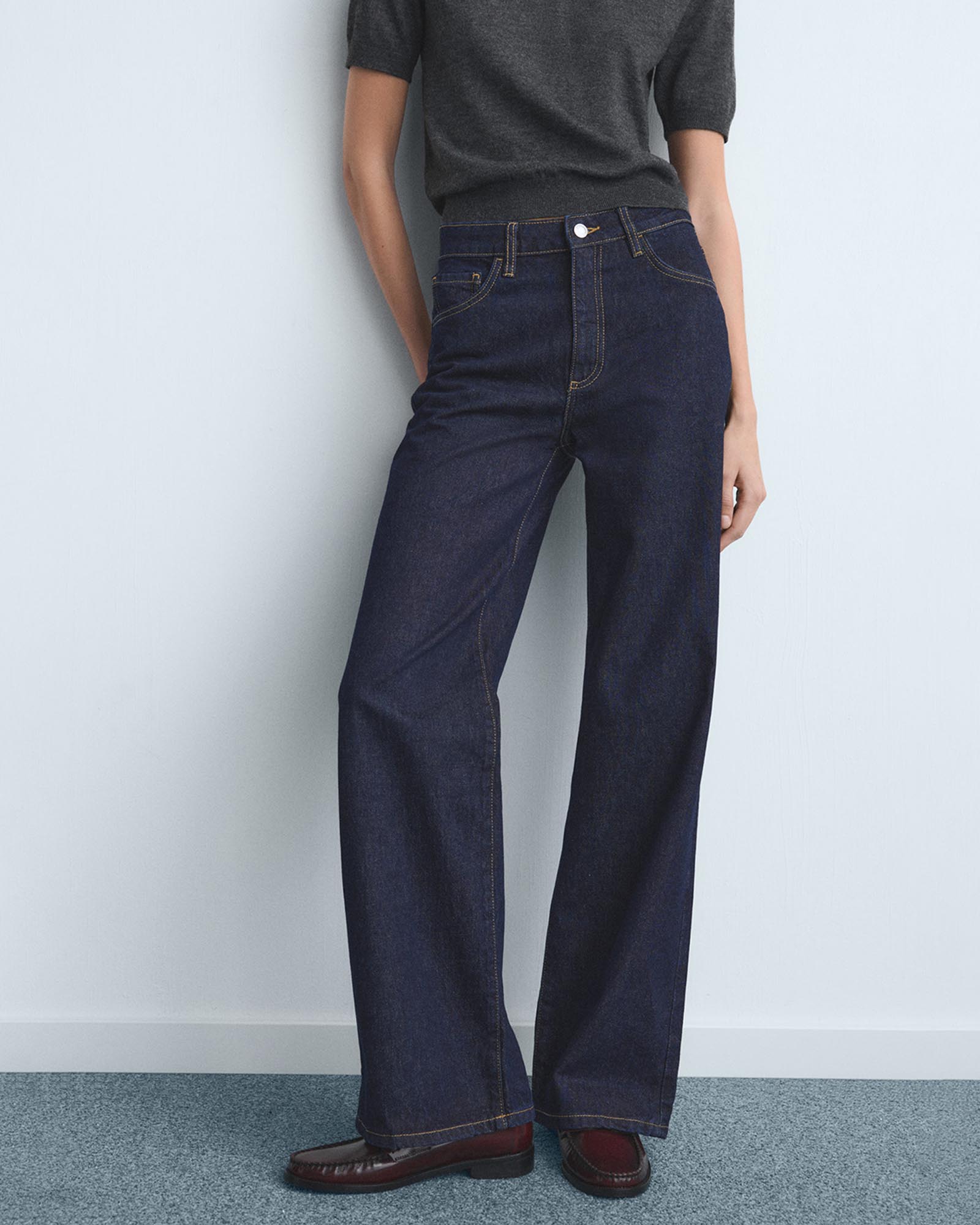 Danila High-Waisted Wide-Leg Jeans
