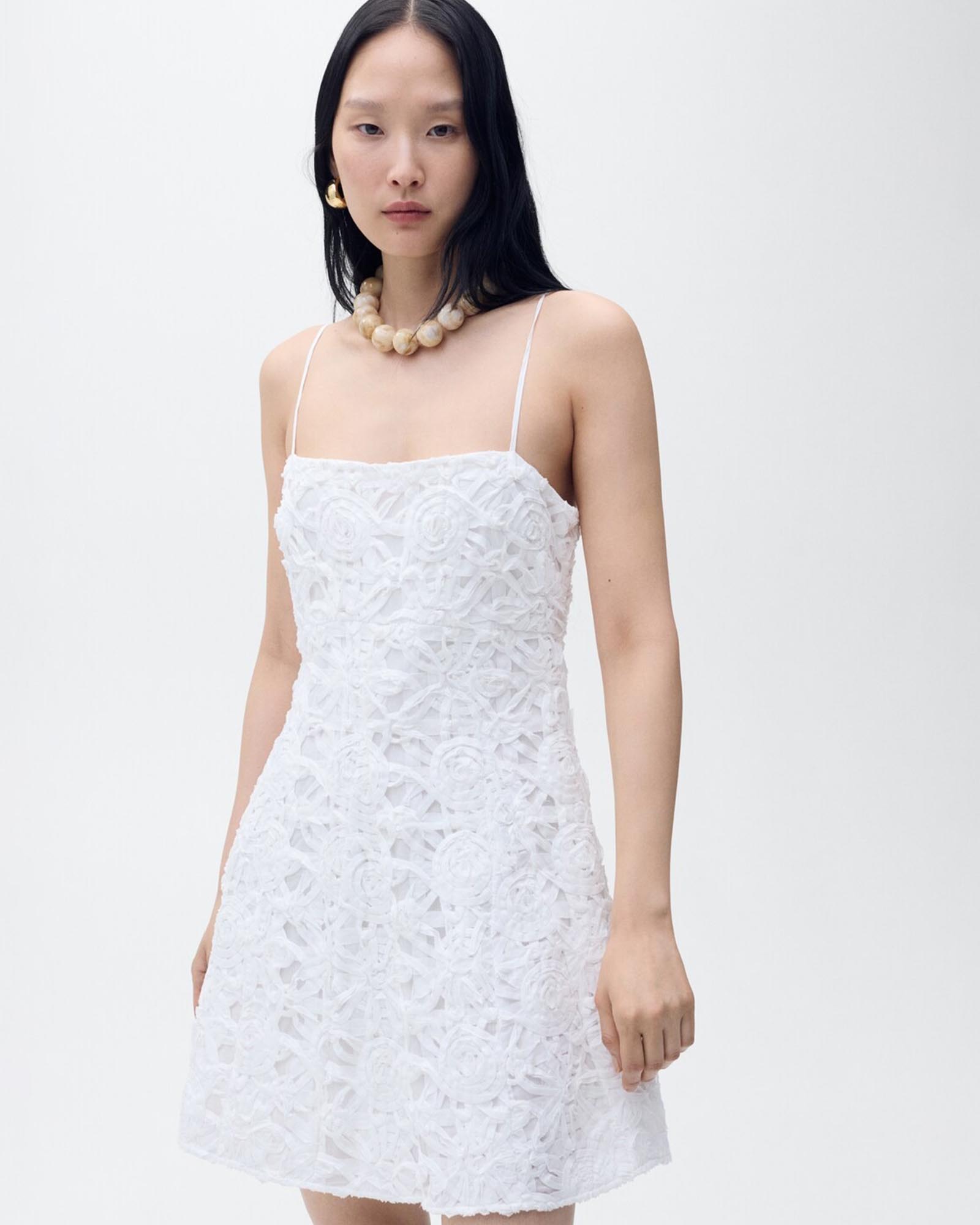 Fruit Floral Textured Dress