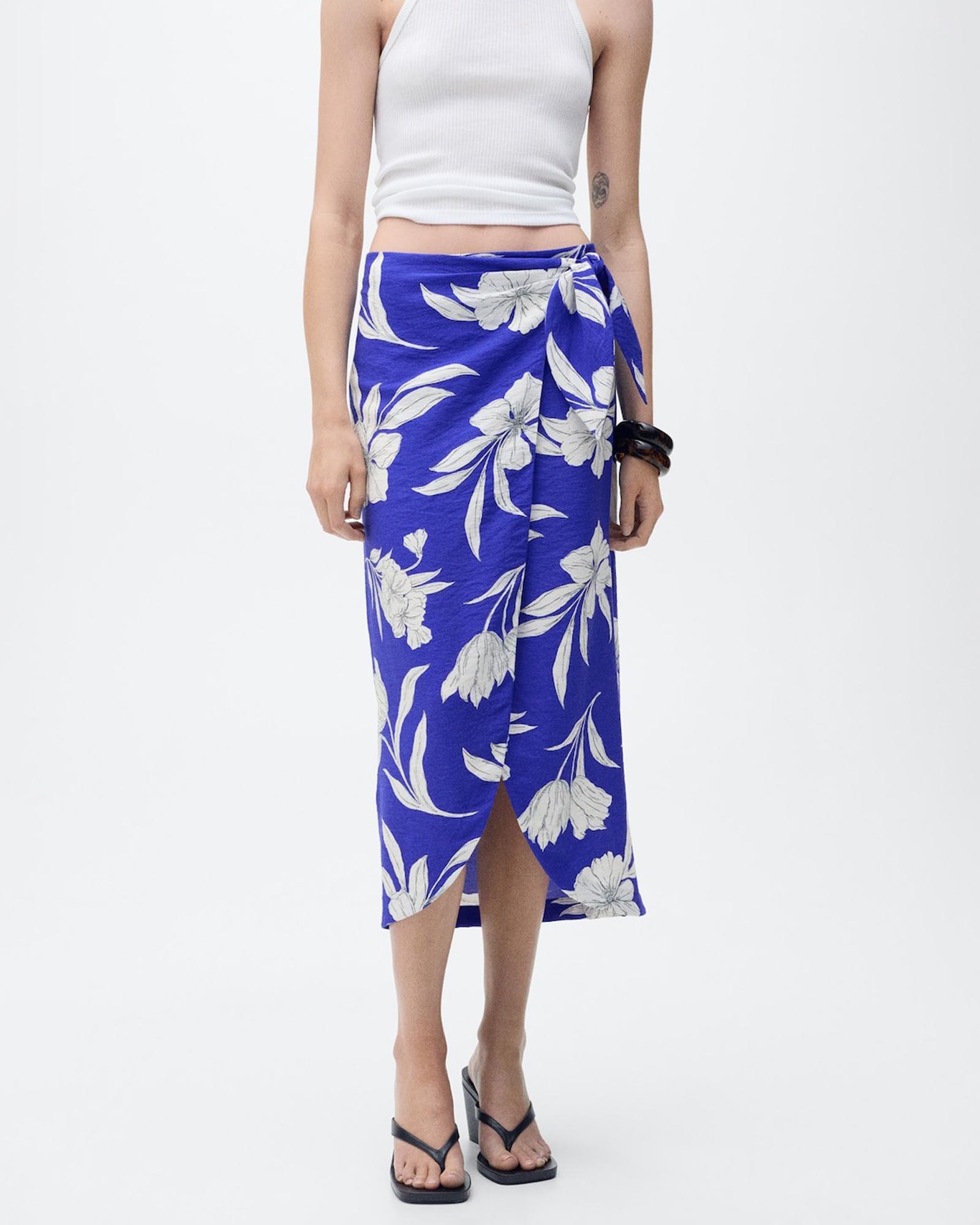 Floral Sarong Skirt