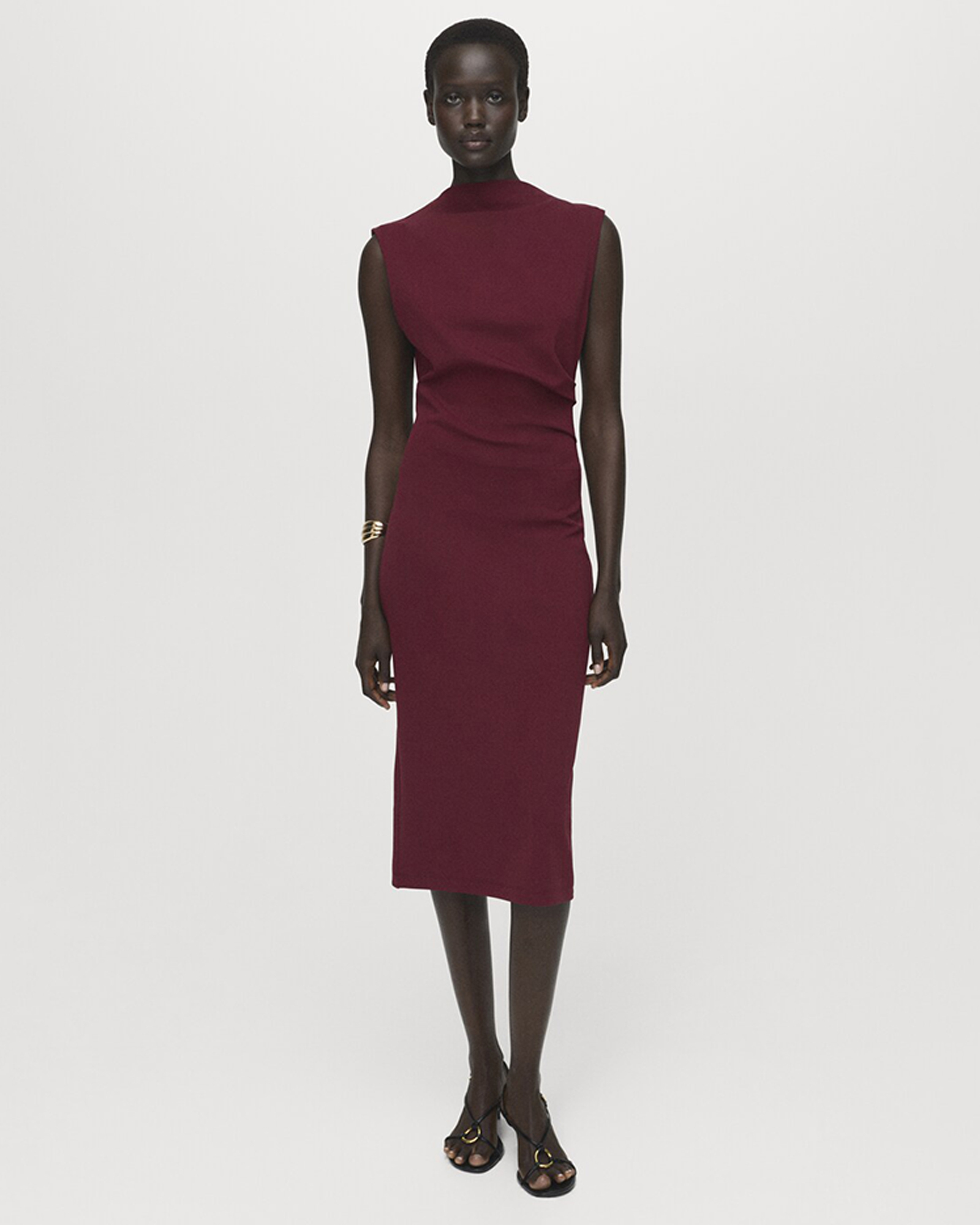Ruched Fitted Dress