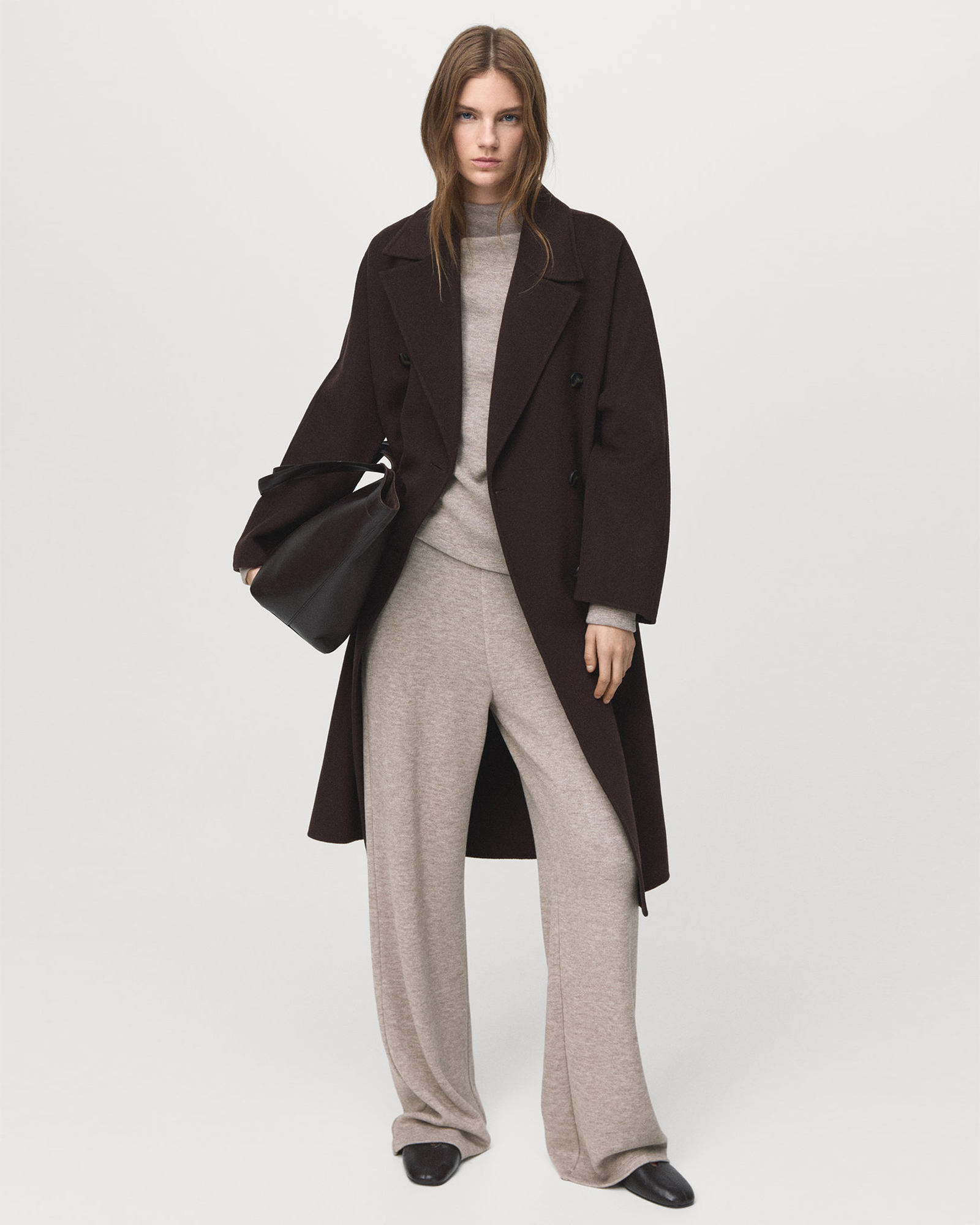 Straight-Fit Trousers With Elastic Waist