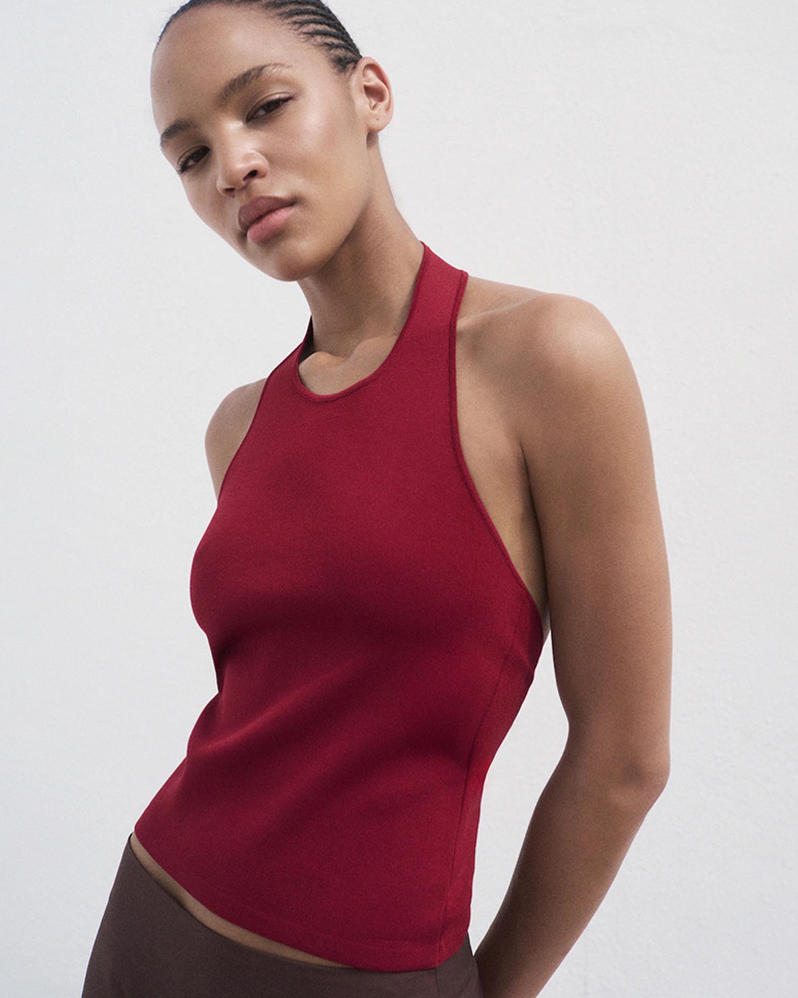 Knitted Top With Hoop Detail