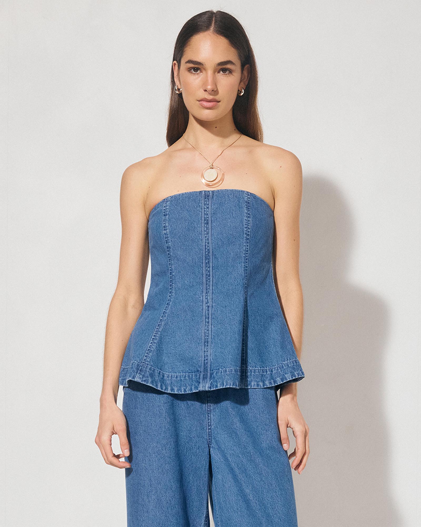 Indigo Denim Top