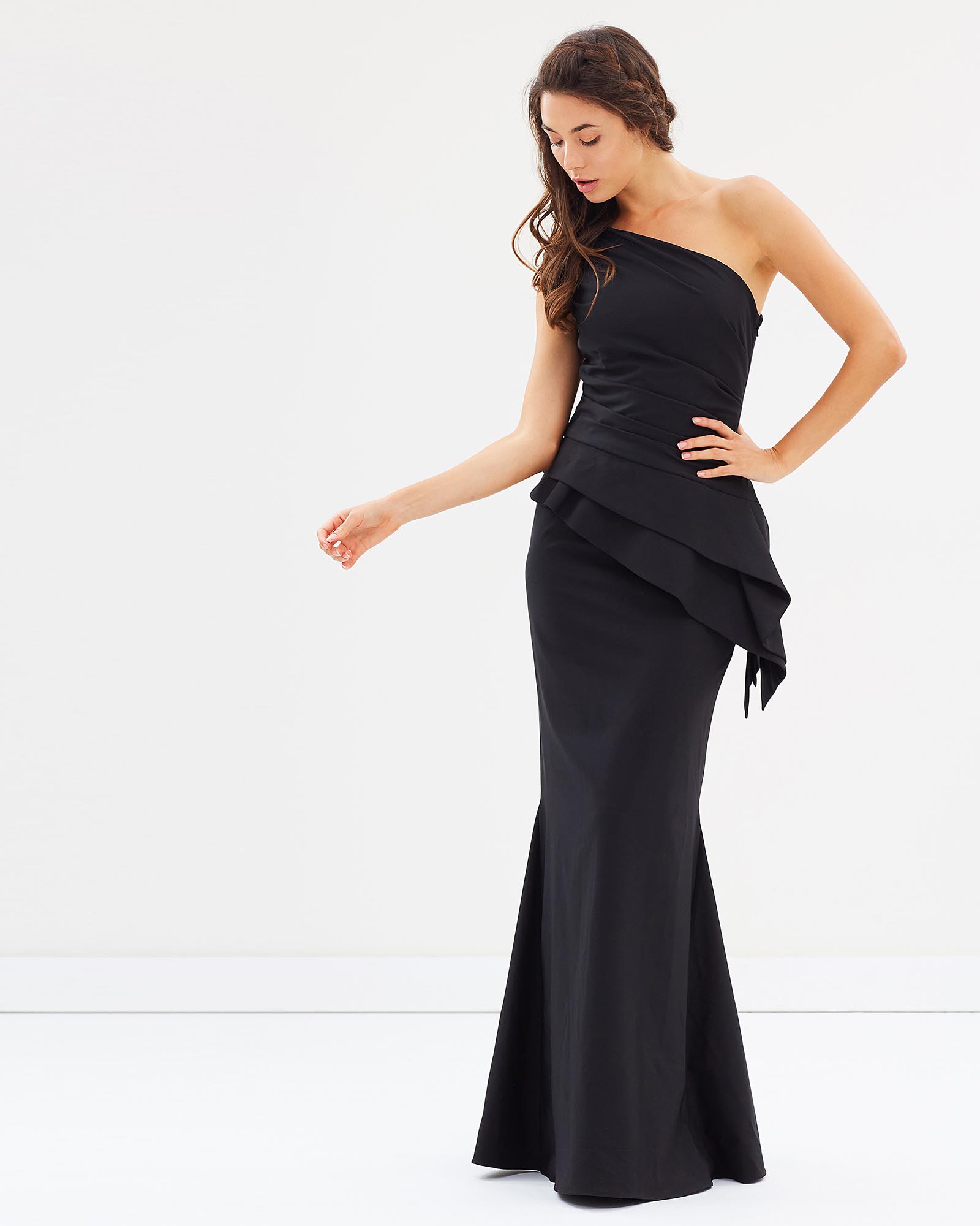 Montique - Lottie One Shoulder Gown