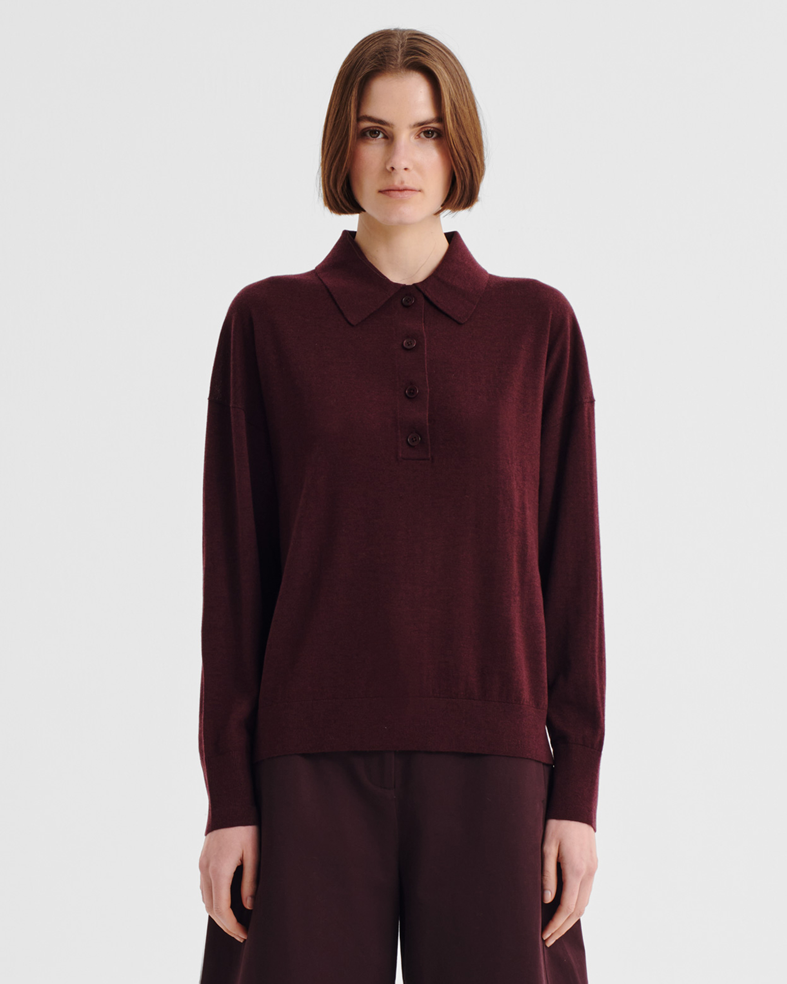 Oxford Merino Knit Polo