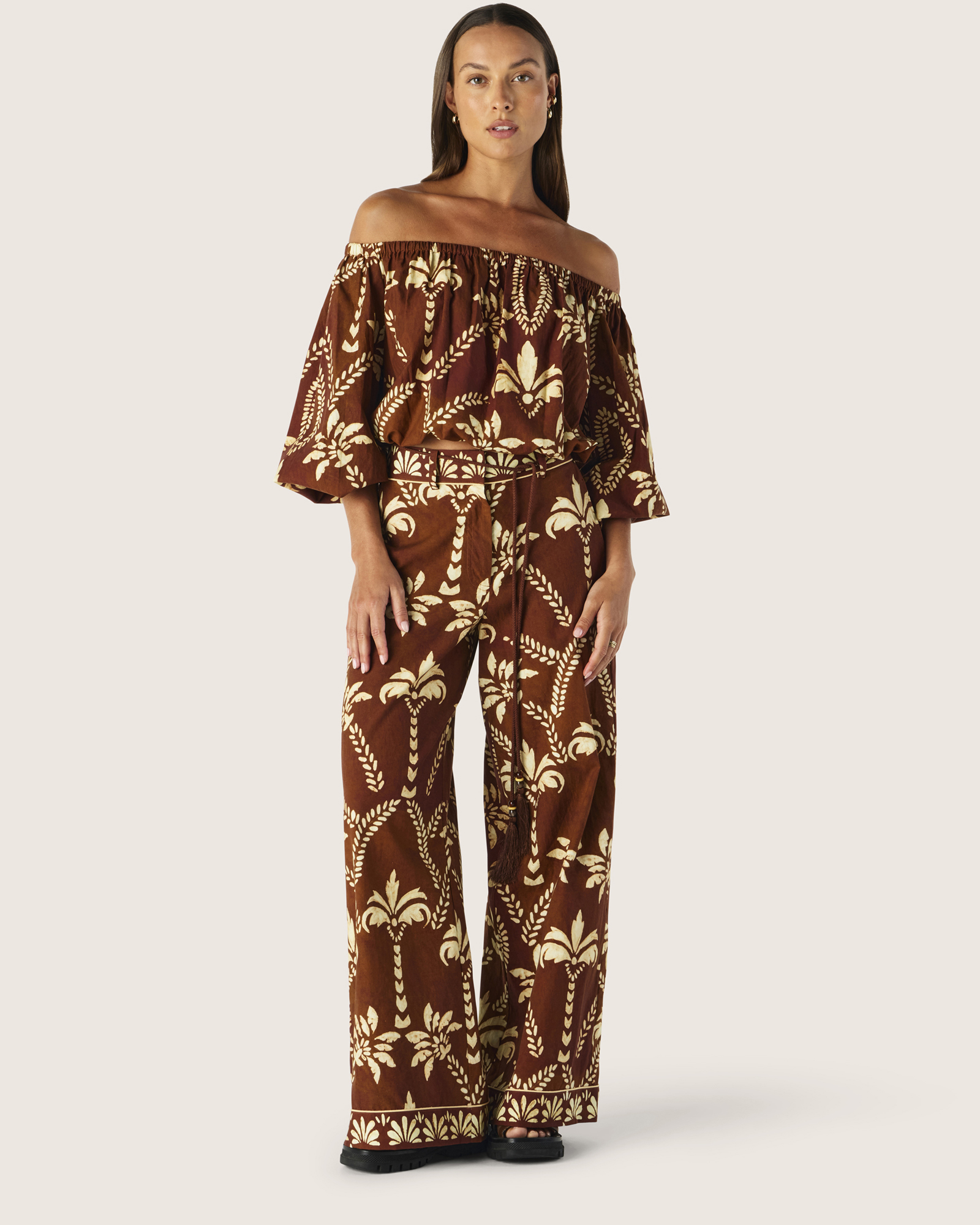 Deia Print Pants