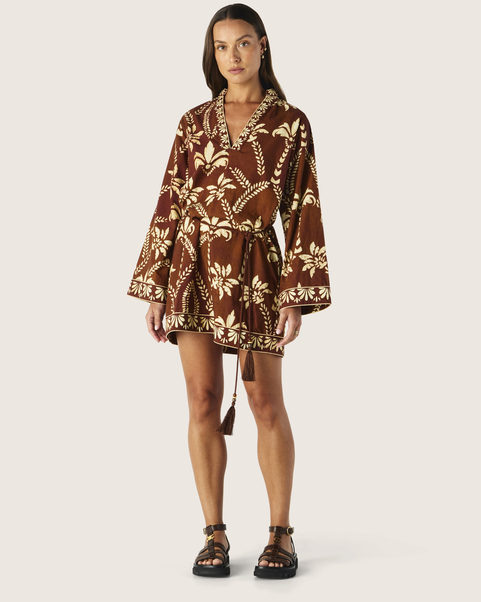 Deia Print Mini Dress