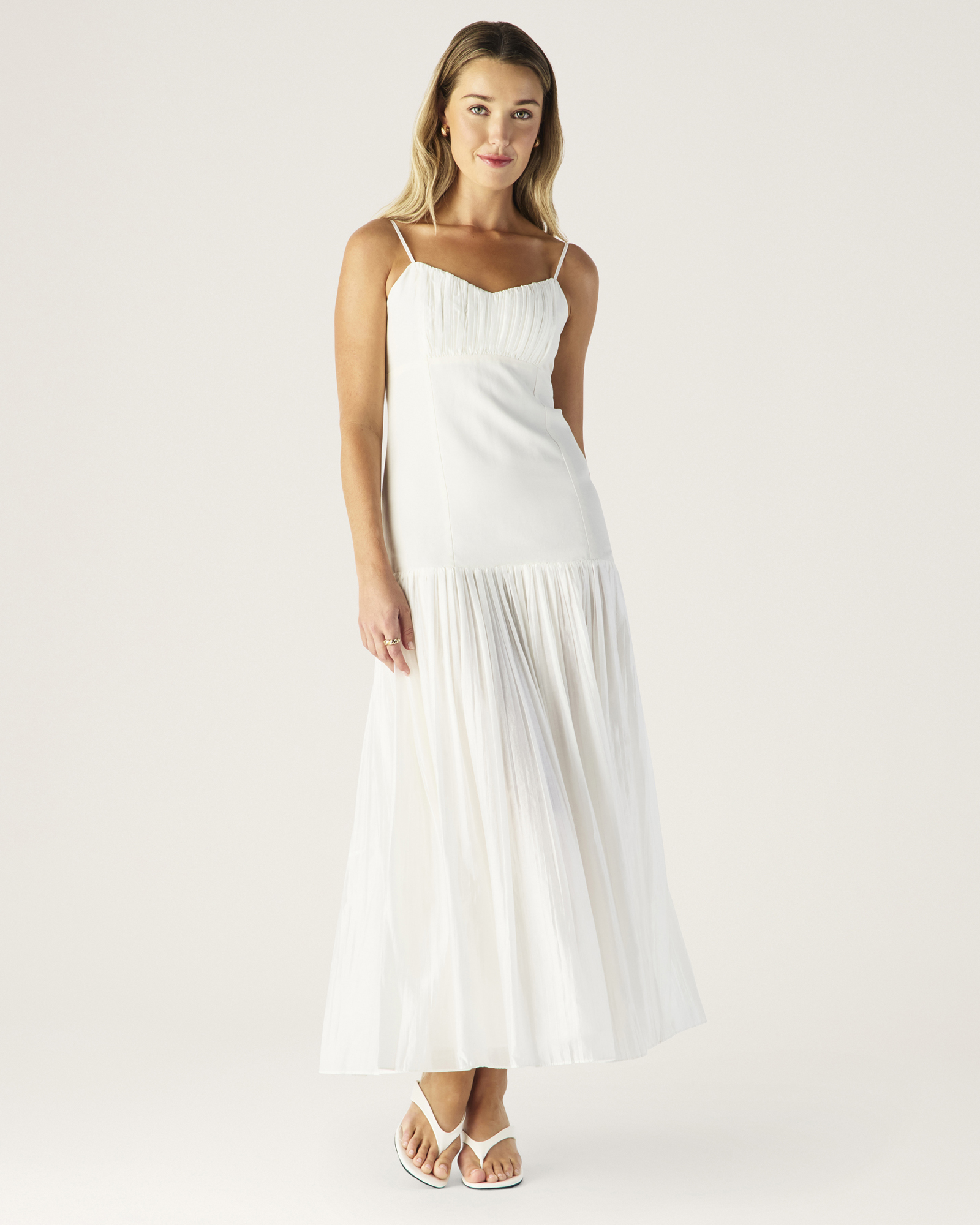 Serafina Linen Maxi Dress