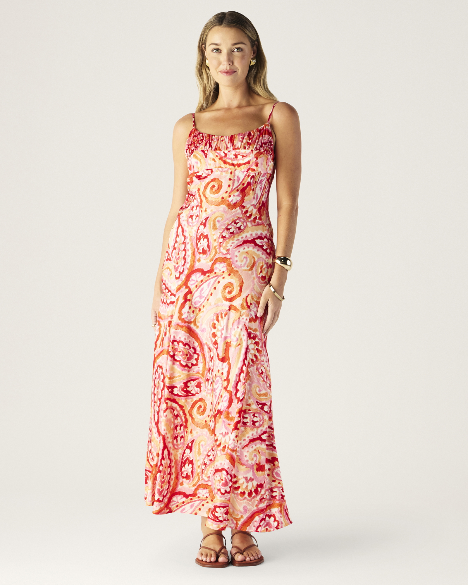 Serena Print Strappy Dress