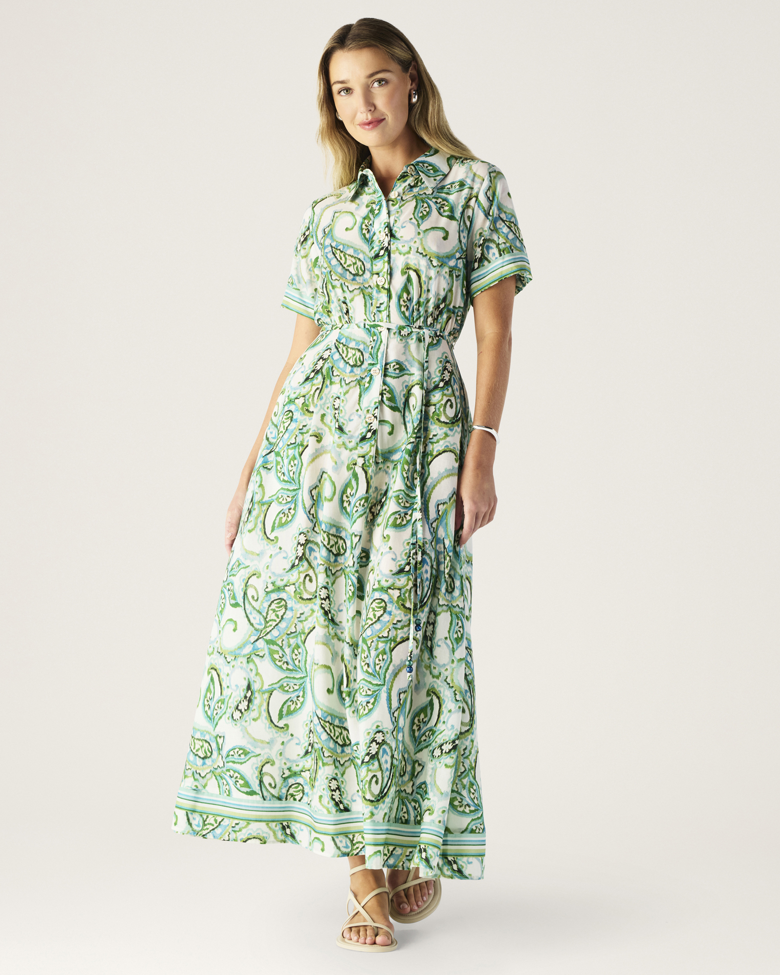 Tara Print Shirt Dress