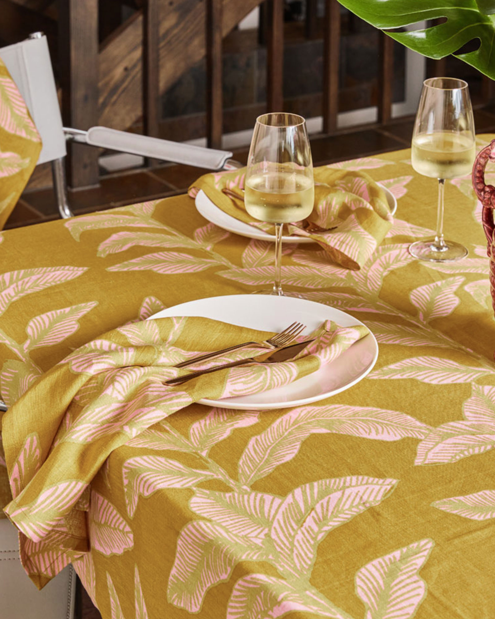 Meridian Gold Tablecloth