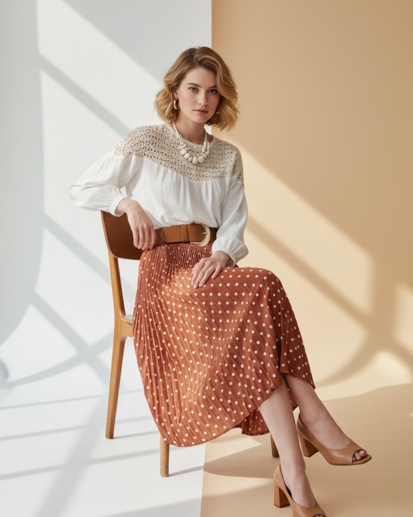 Amina Knit Cotton Shirt