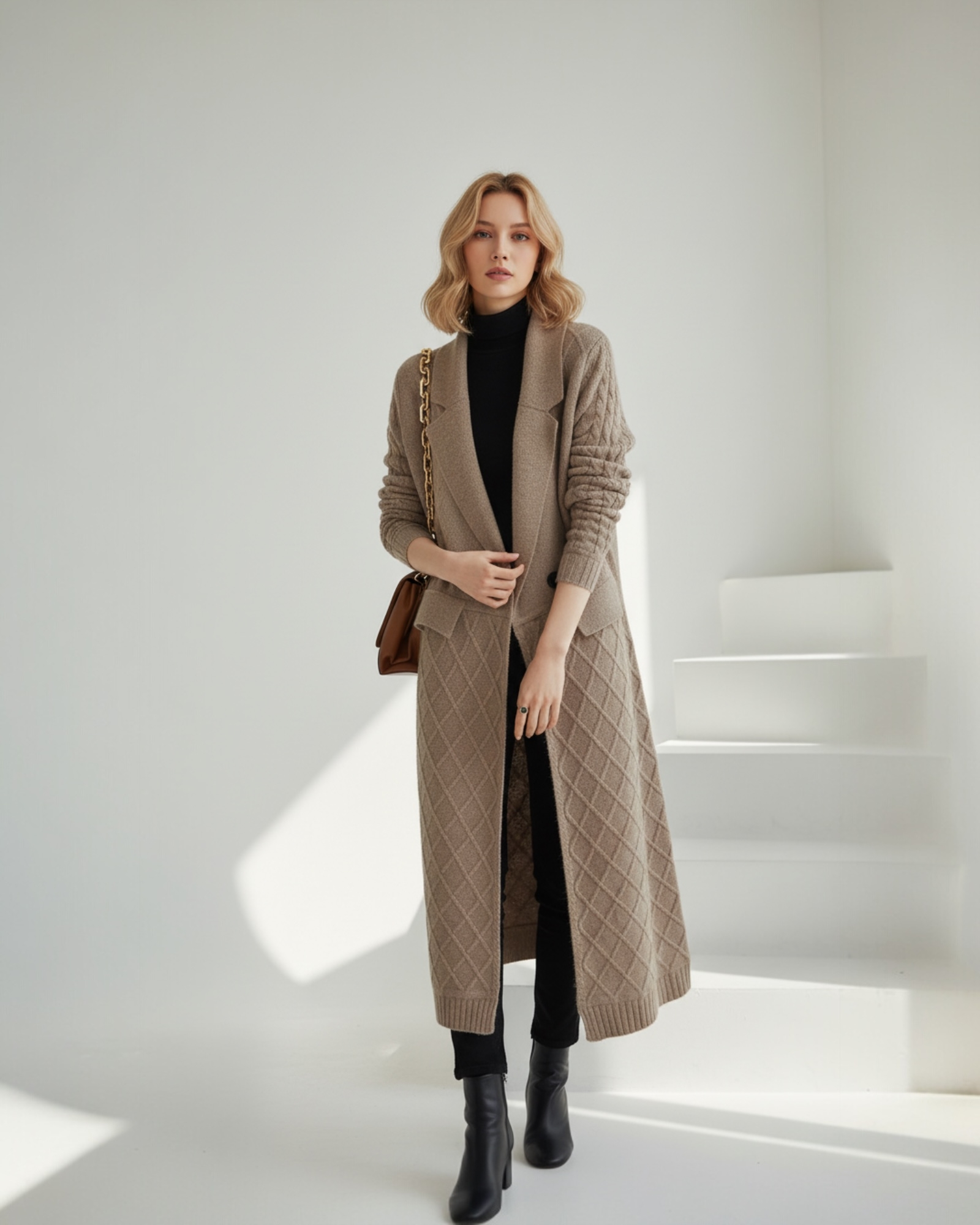 Freya Knit Longline Cardigan