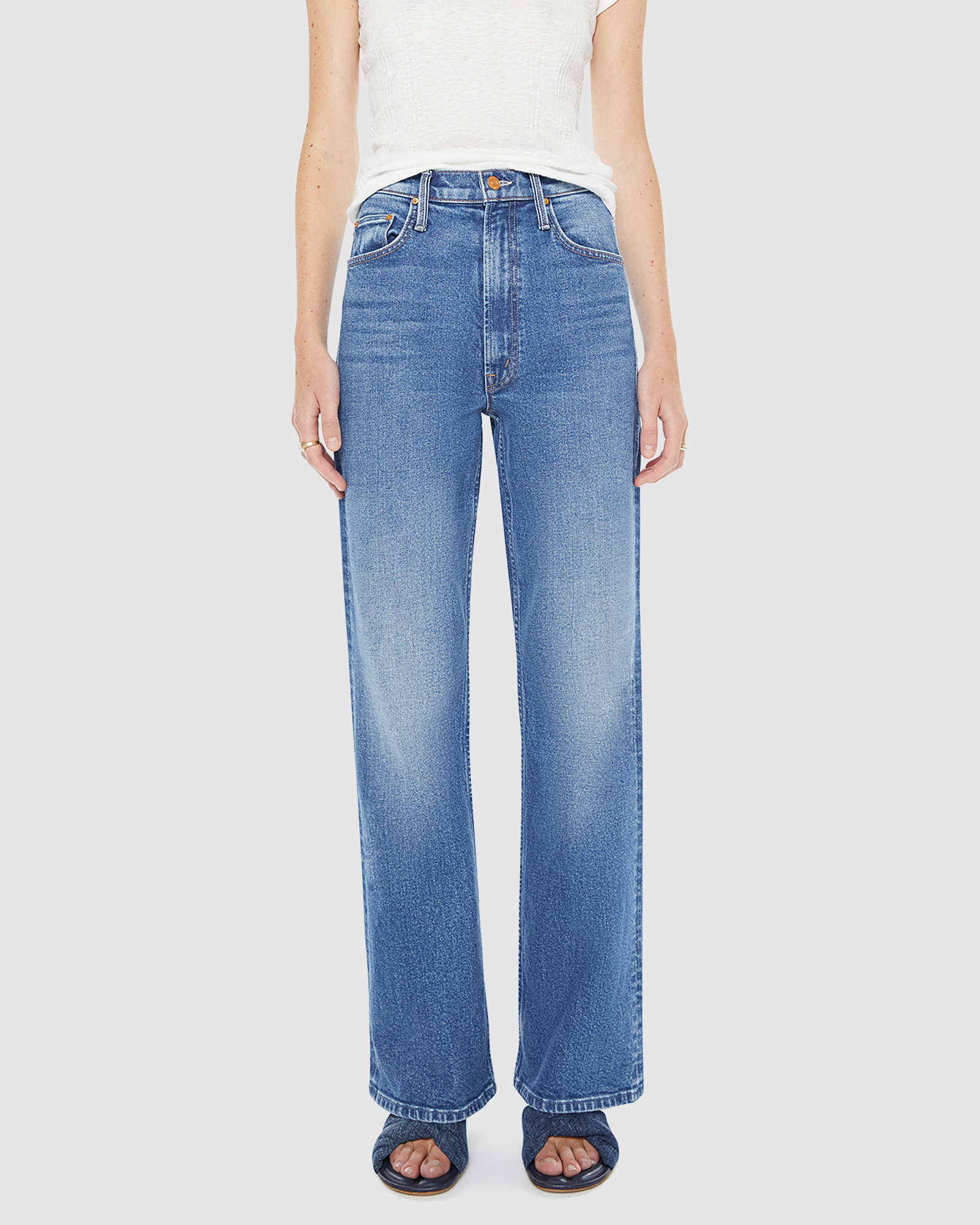 High Waisted Bookie Sneak Jeans