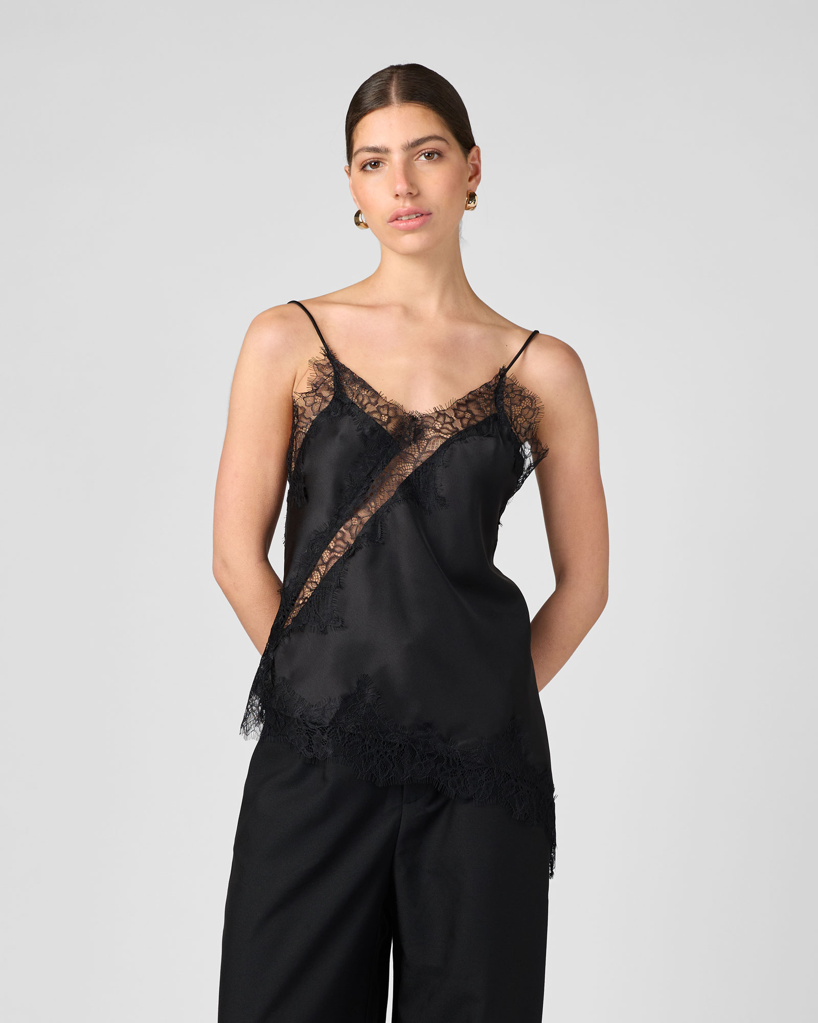 Asymmetrical Lace Top