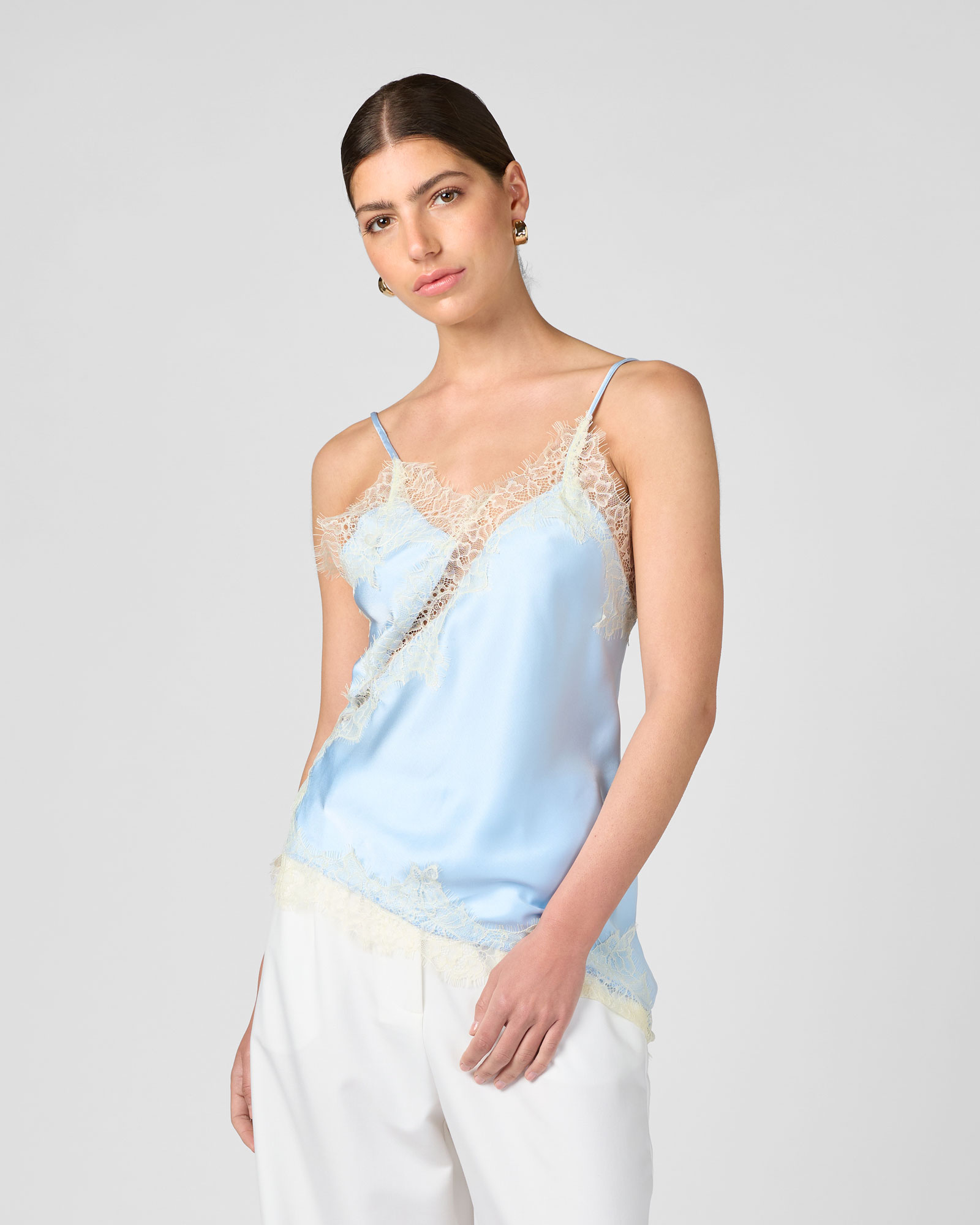 Asymmetrical Lace Top