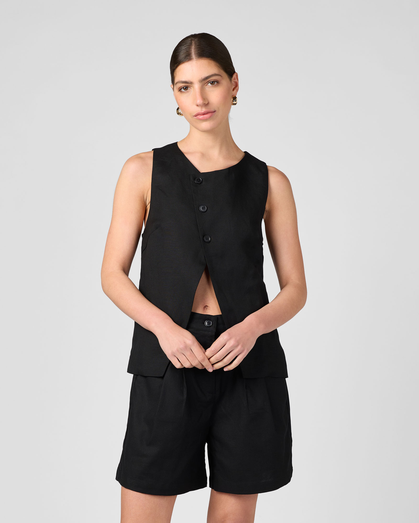 Primo Asymmetric Waistcoat