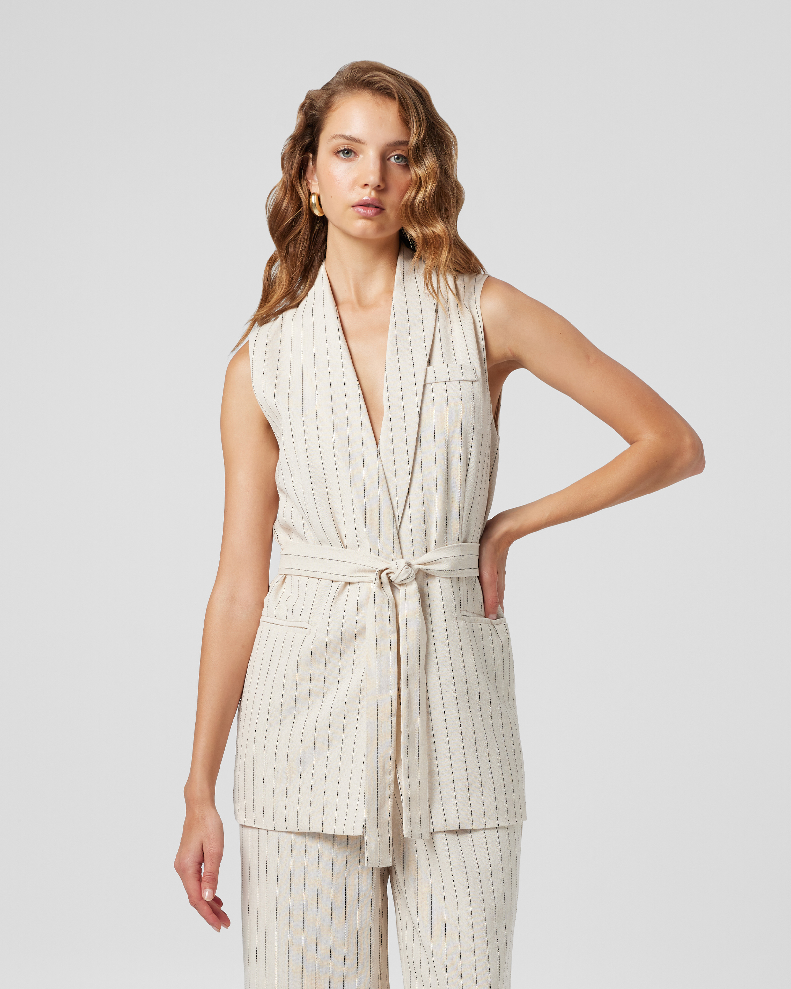 Inception Pinstripe Vest
