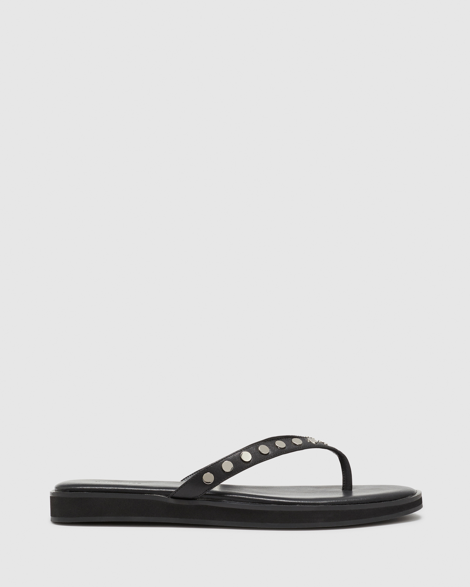The Tahnee Black Studded Thong