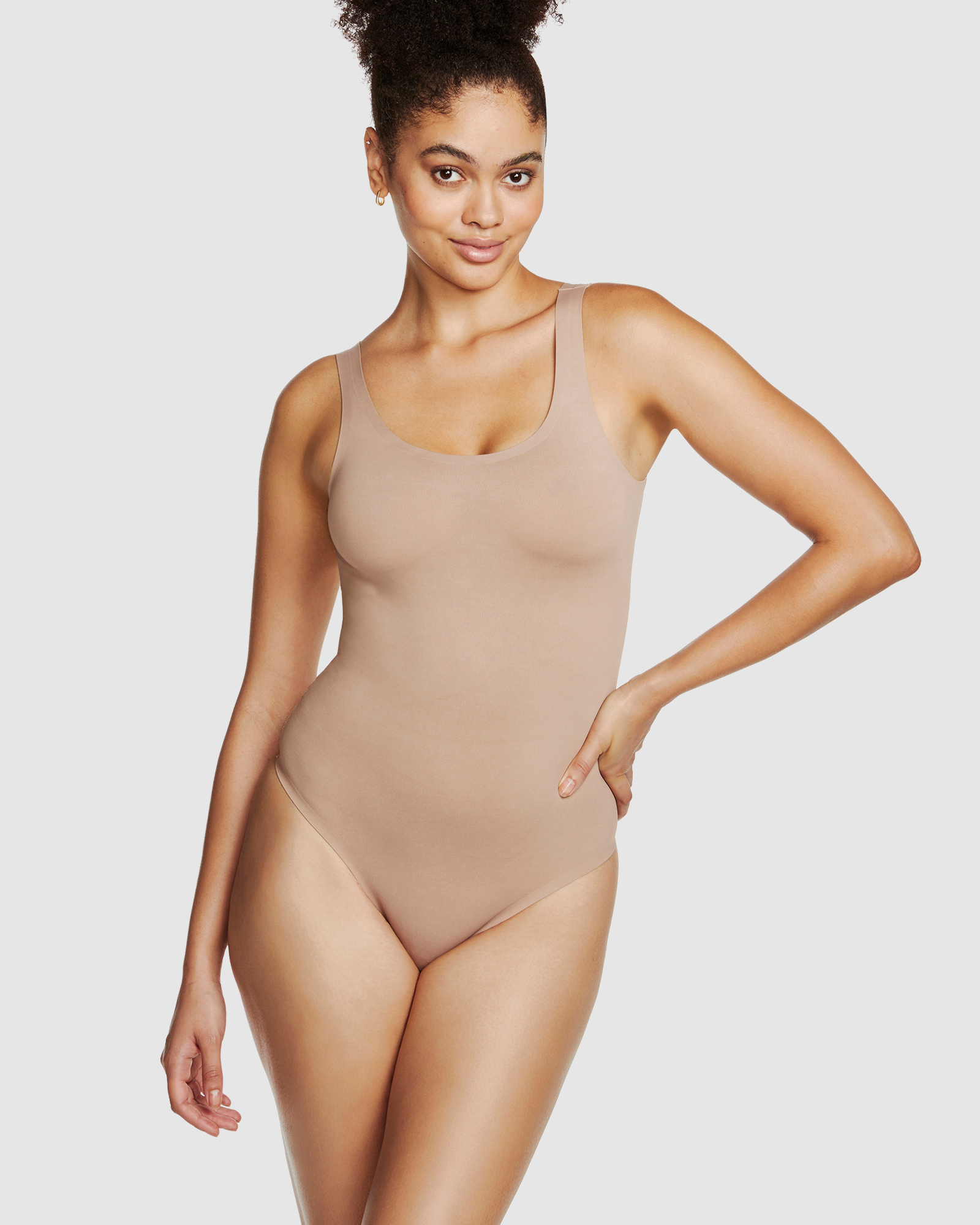 Real Smooth® Shaping Control Thong Bodysuit