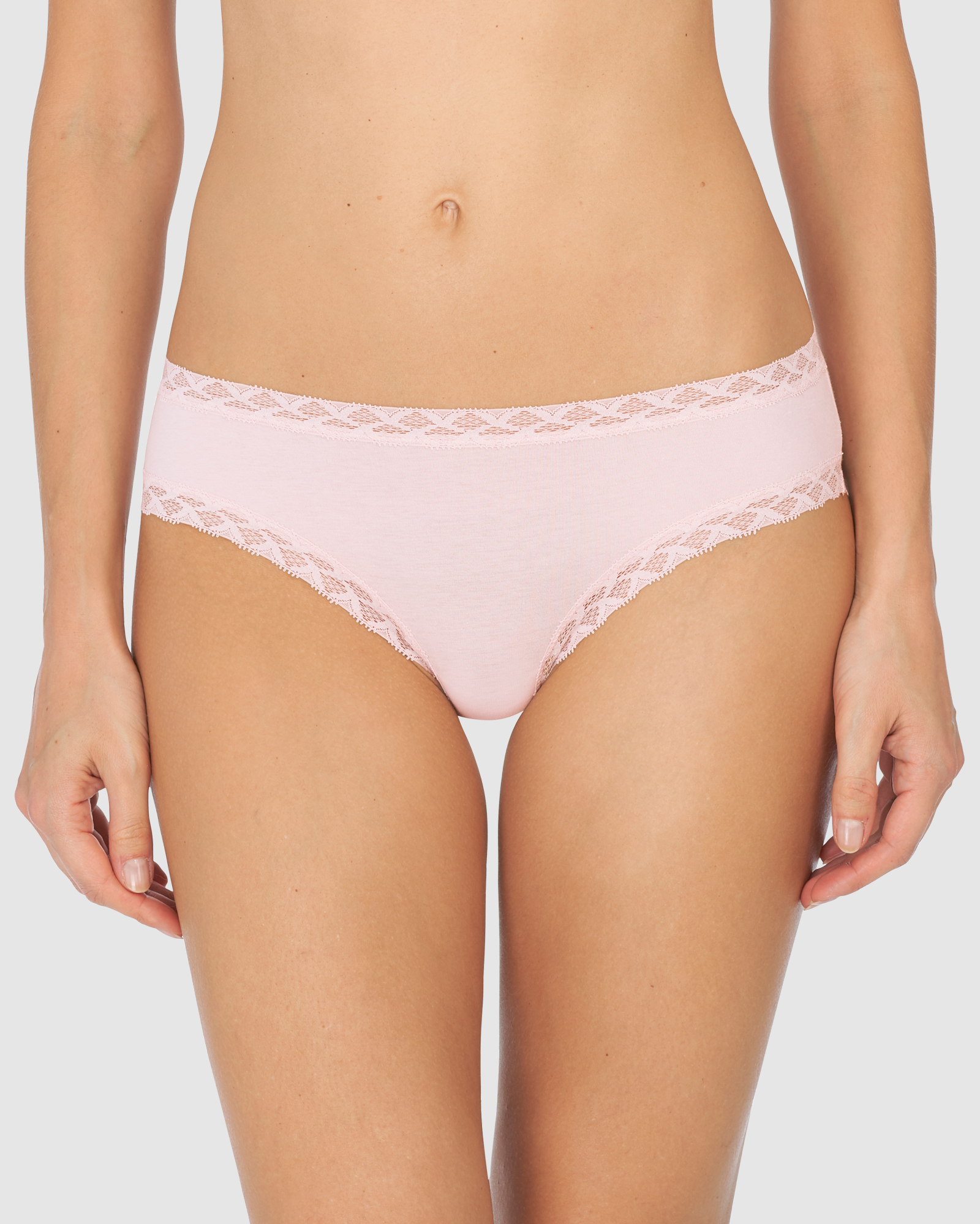 Bliss Lace Trim Pima Cotton Hipster Girl Brief