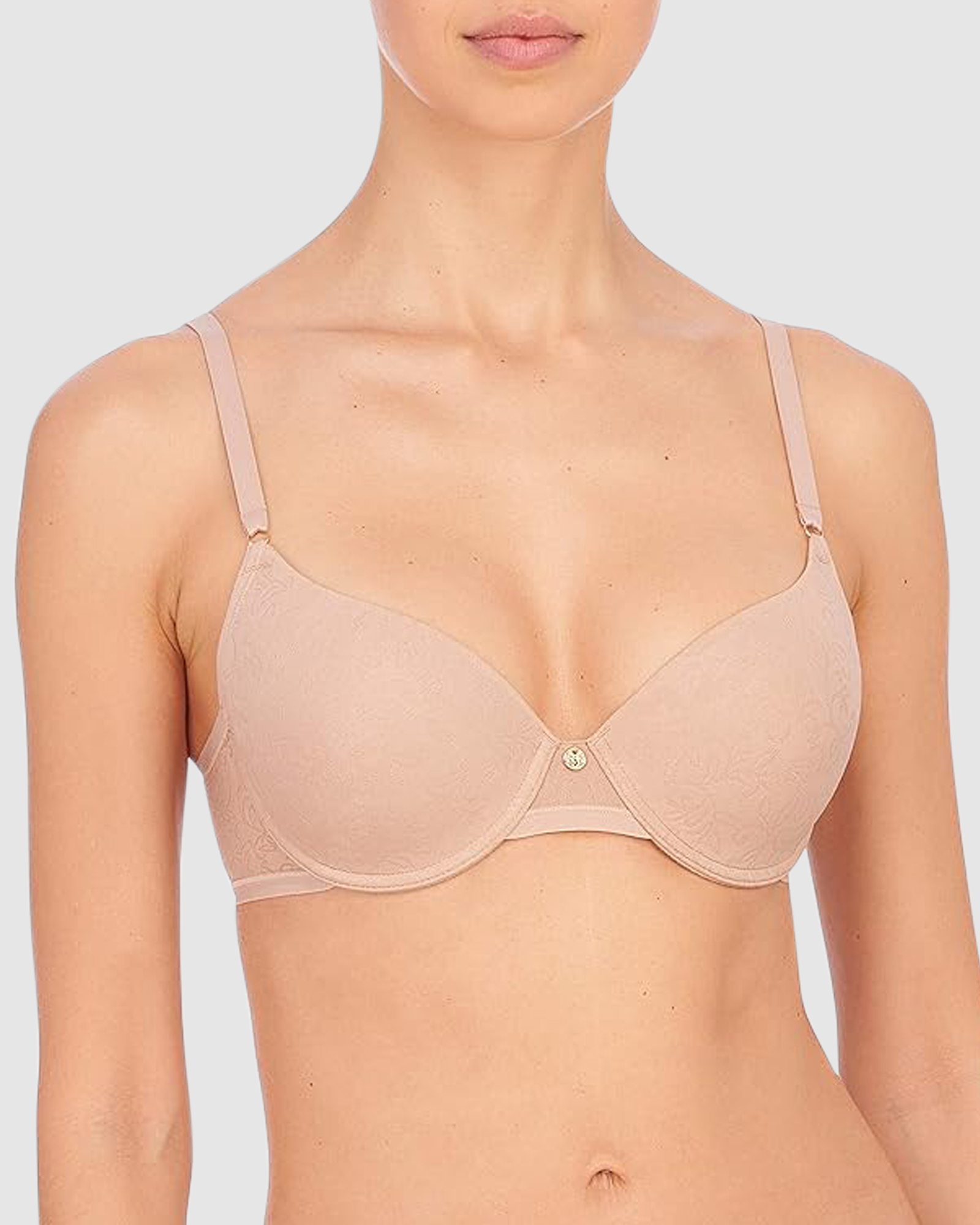 Jacquard Lace Wired Contour T-Shirt Bra