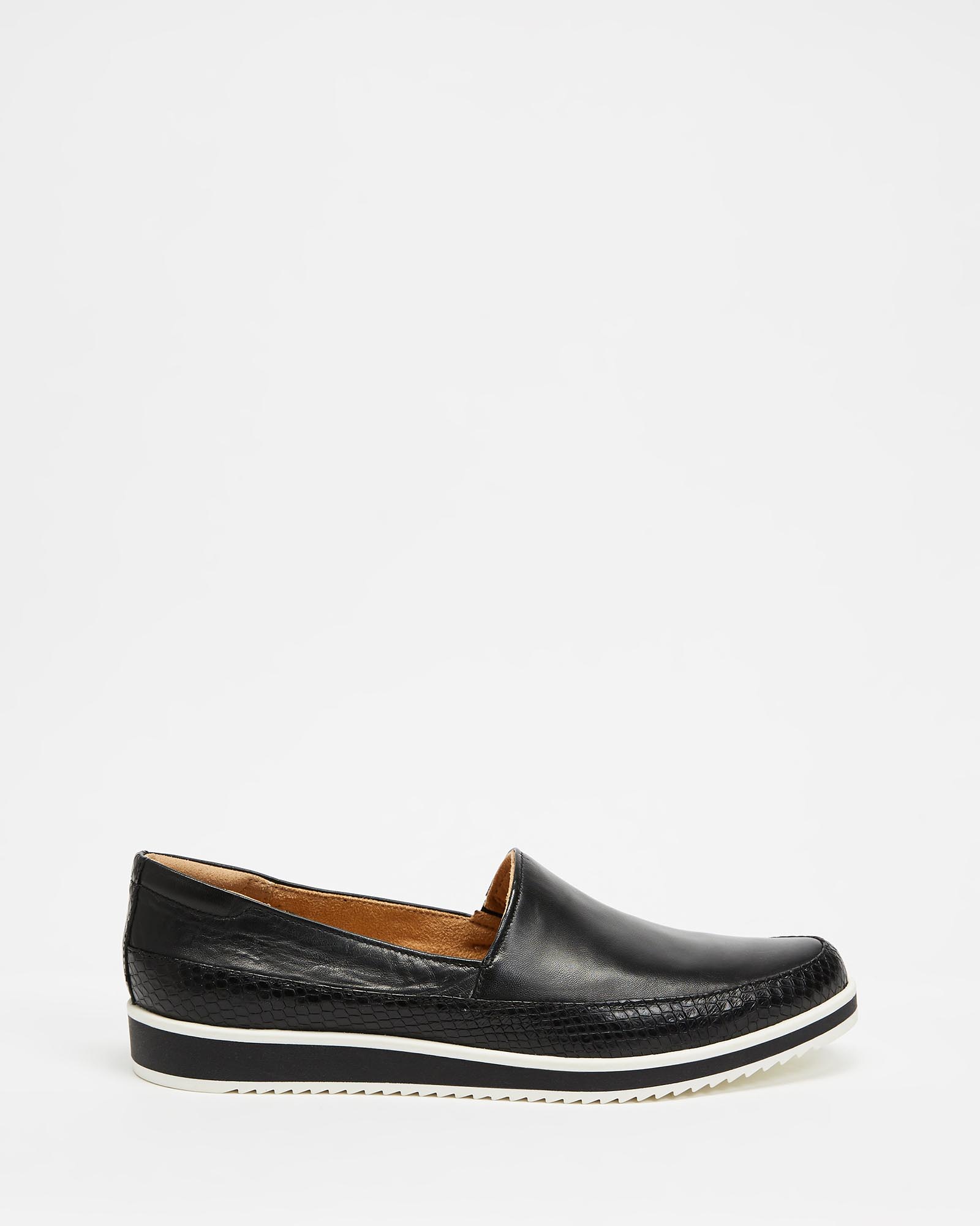 Beale Slip-On Sneaker - Black Leather