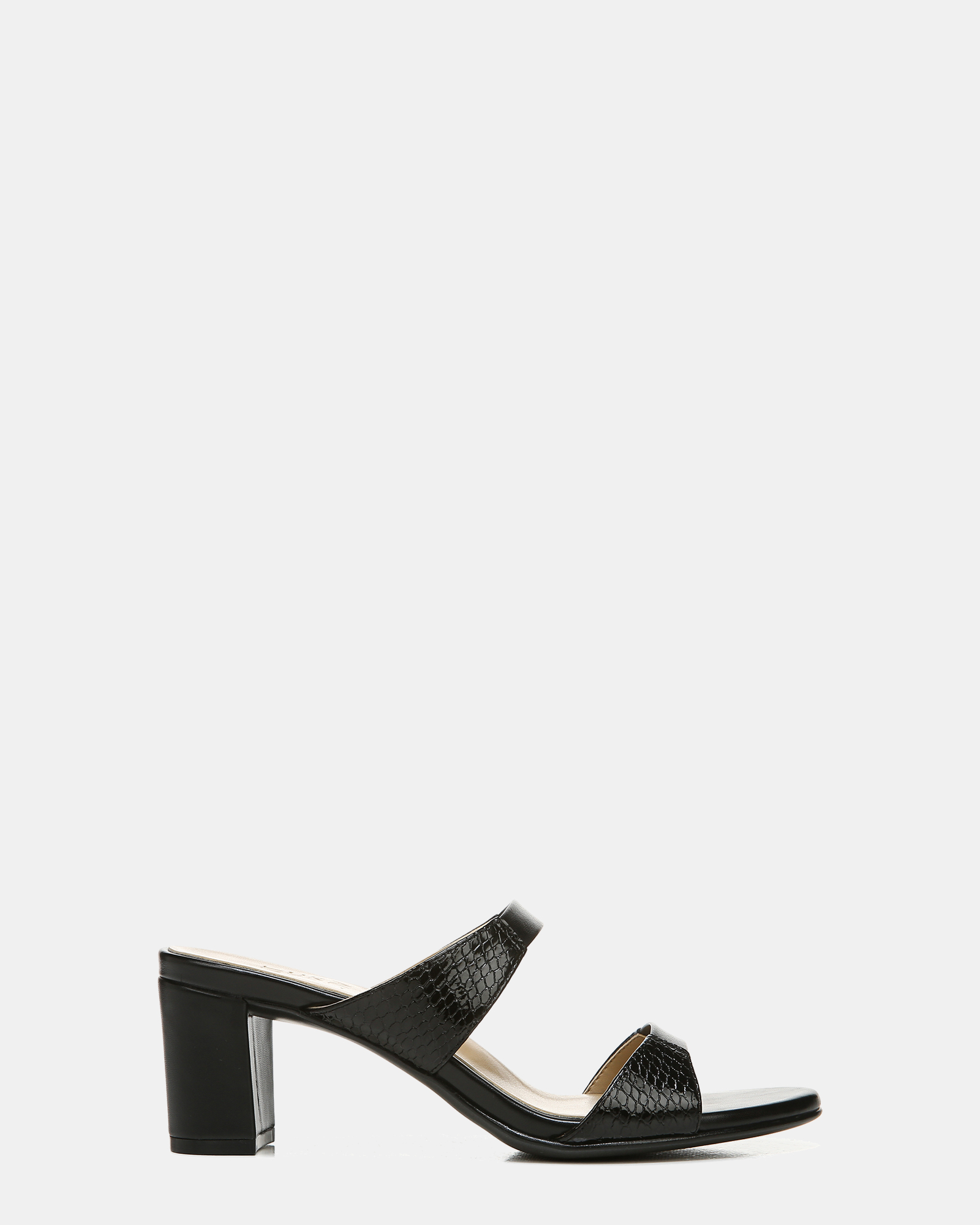 Venus Dress Sandal - Black Snake/Leather