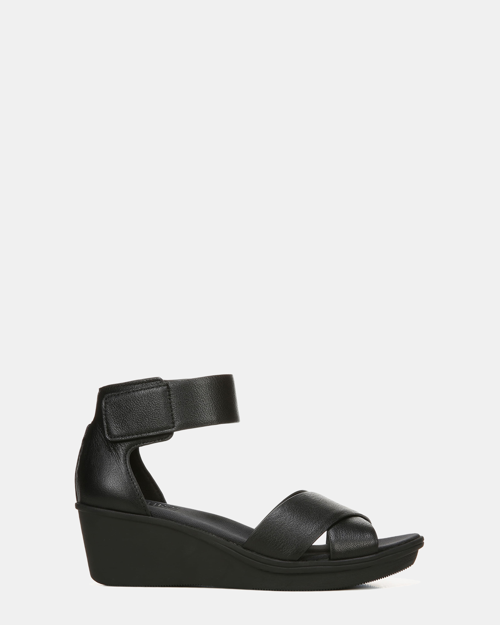 Riviera Wedge Sandal - Black